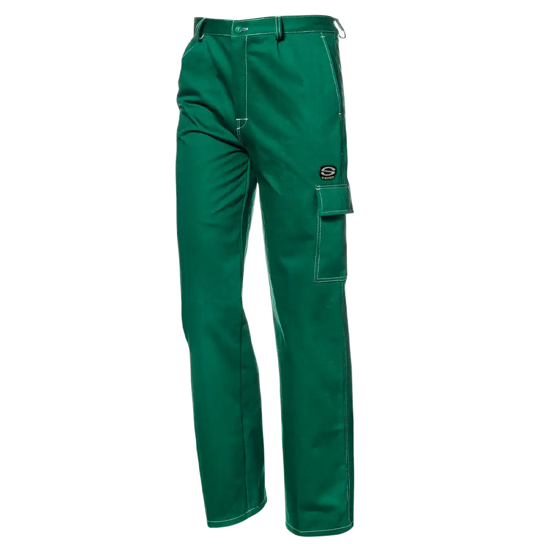 FUSTIAN TROUSERS - Sanforized Cotton - Elastic Waistband - Double-Stitched Seams - Image 1