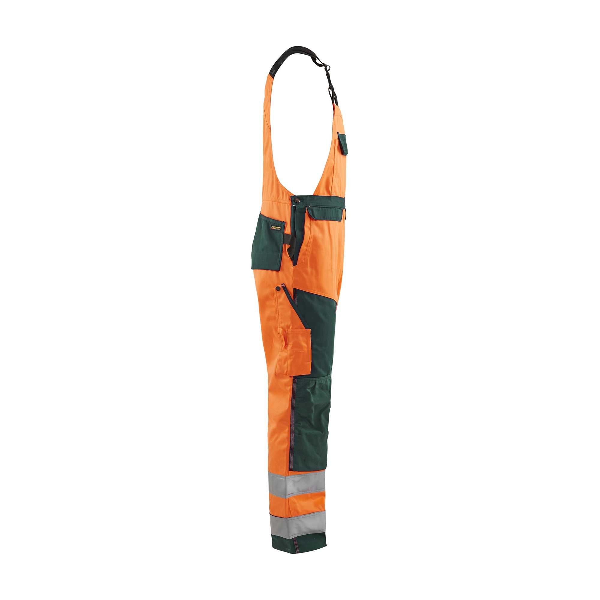 BLAKLADER 26601811 Hi Vis Bib trousers Hi Vis Reflective Work Bib Trousers Men - twill fabric