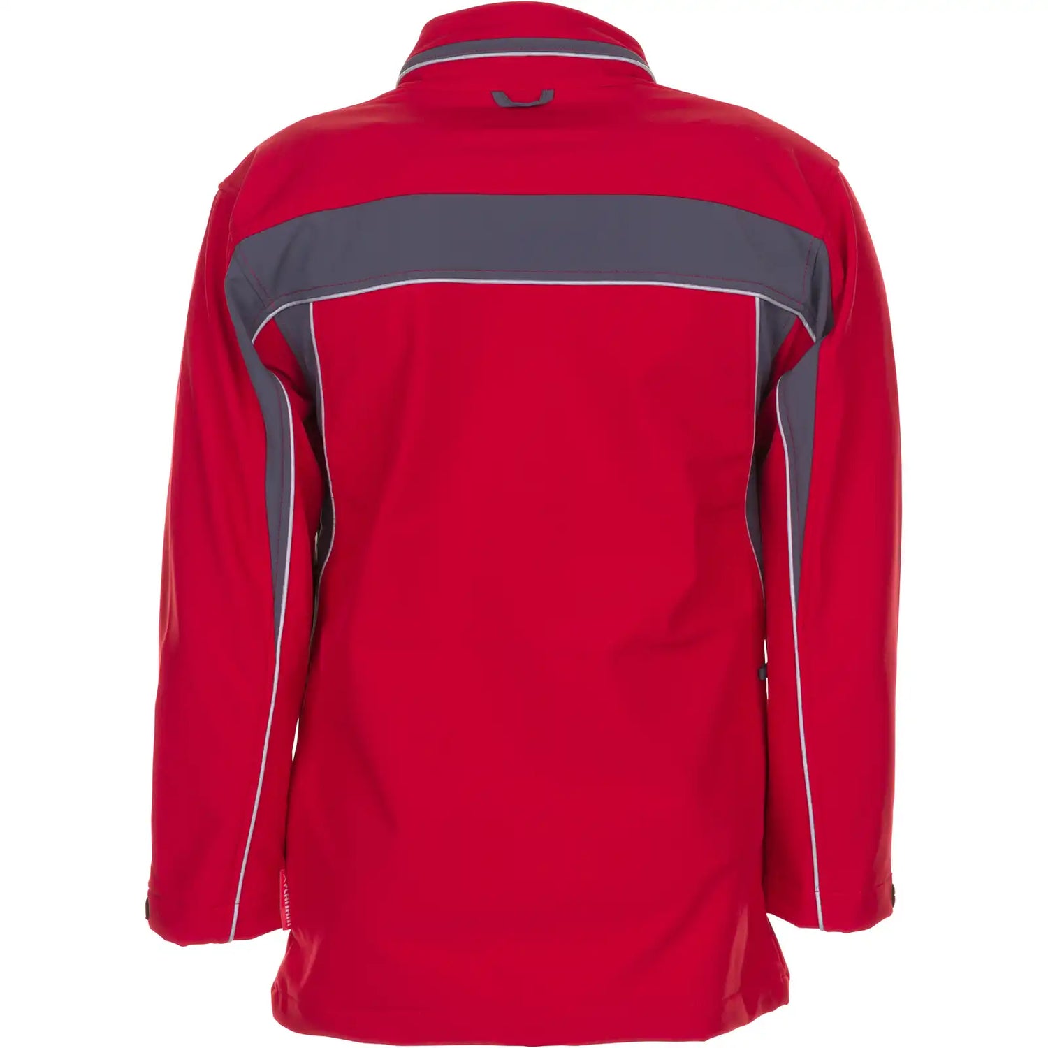 Planam Plaline Softshelljacke rot/schiefer XS rot/schiefer - Produktbild ohne Model