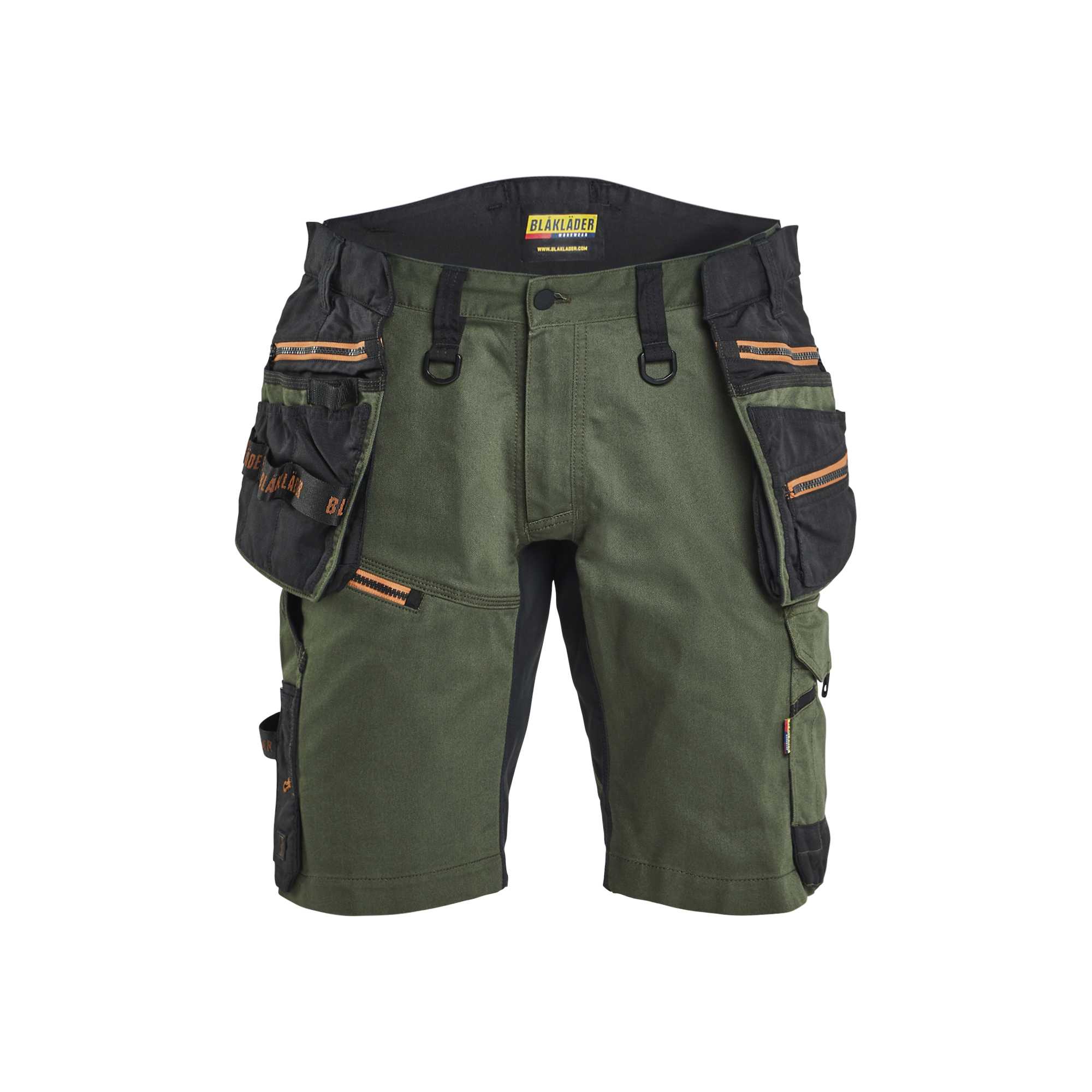 BLAKLADER 19721149 | STRIKER Craftsman Shorts with stretch Work Shorts Men - CORDURA Denim