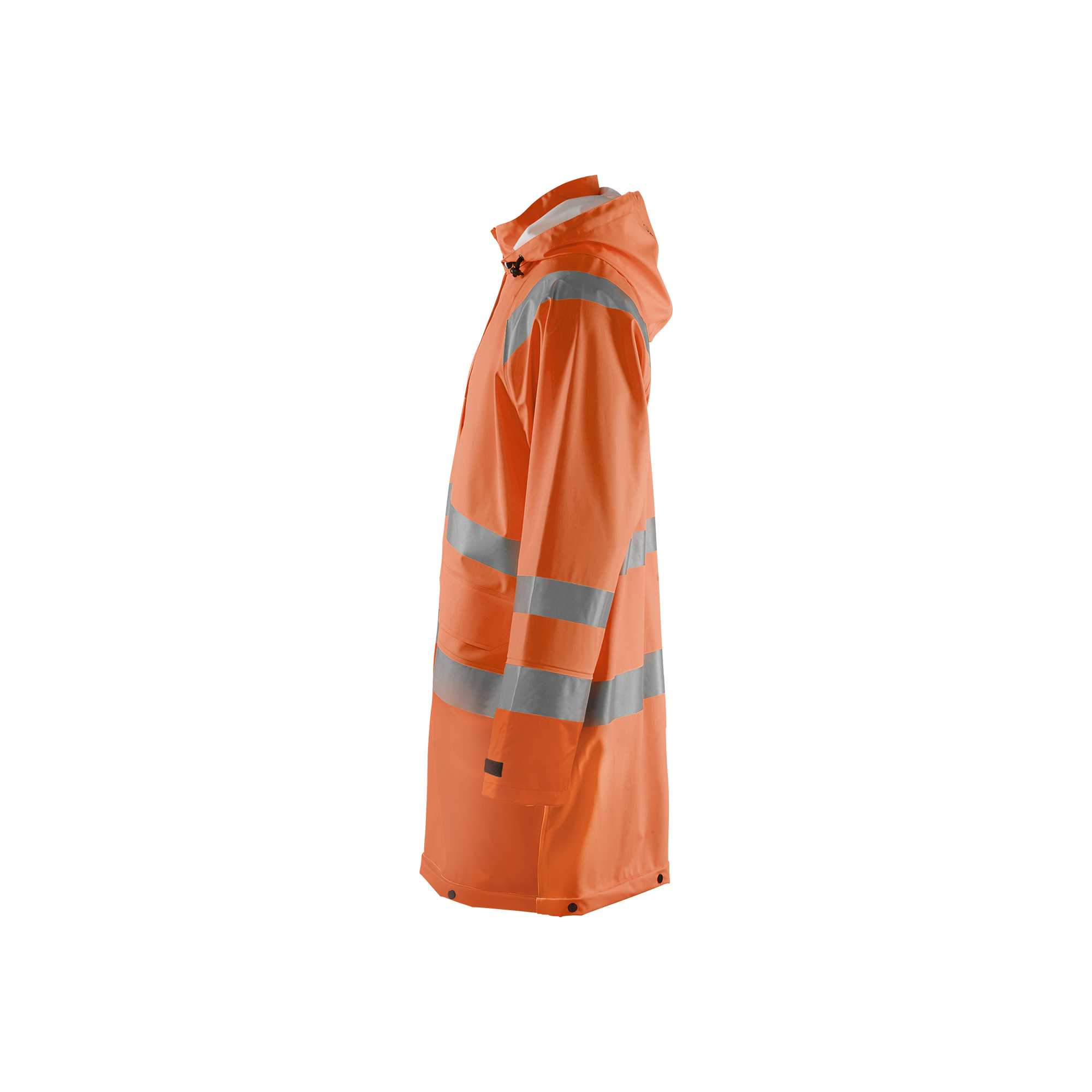 BLAKLADER 43242000 Rain Jacket Hi Vis LEVEL 1 Hi Vis Reflective Rain Jacket MEN - Waterproof