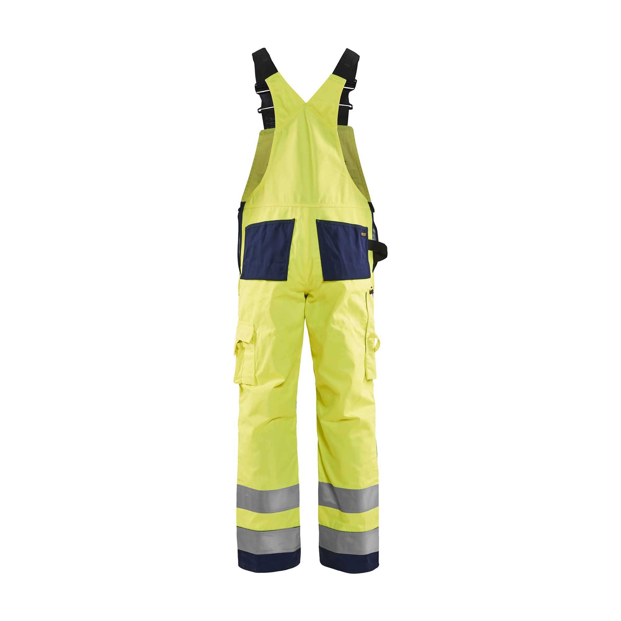 BLAKLADER 26601811 Hi Vis Bib trousers Hi Vis Reflective Work Bib Trousers Men - twill fabric