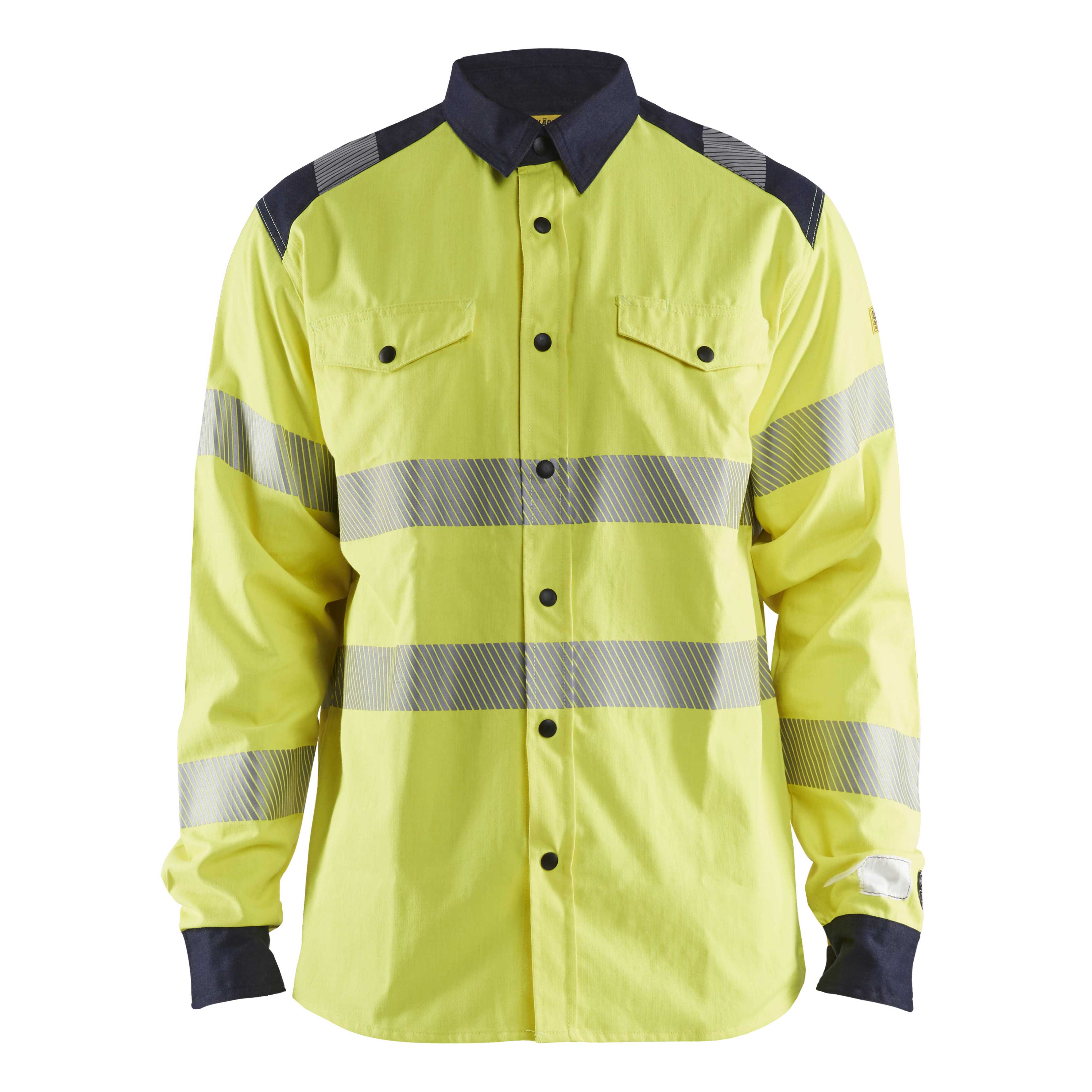 BLAKLADER 32391517 Multinorm shirt Hi Vis Reflective Long Sleeve Work Shirt MEN - Flame Retardant