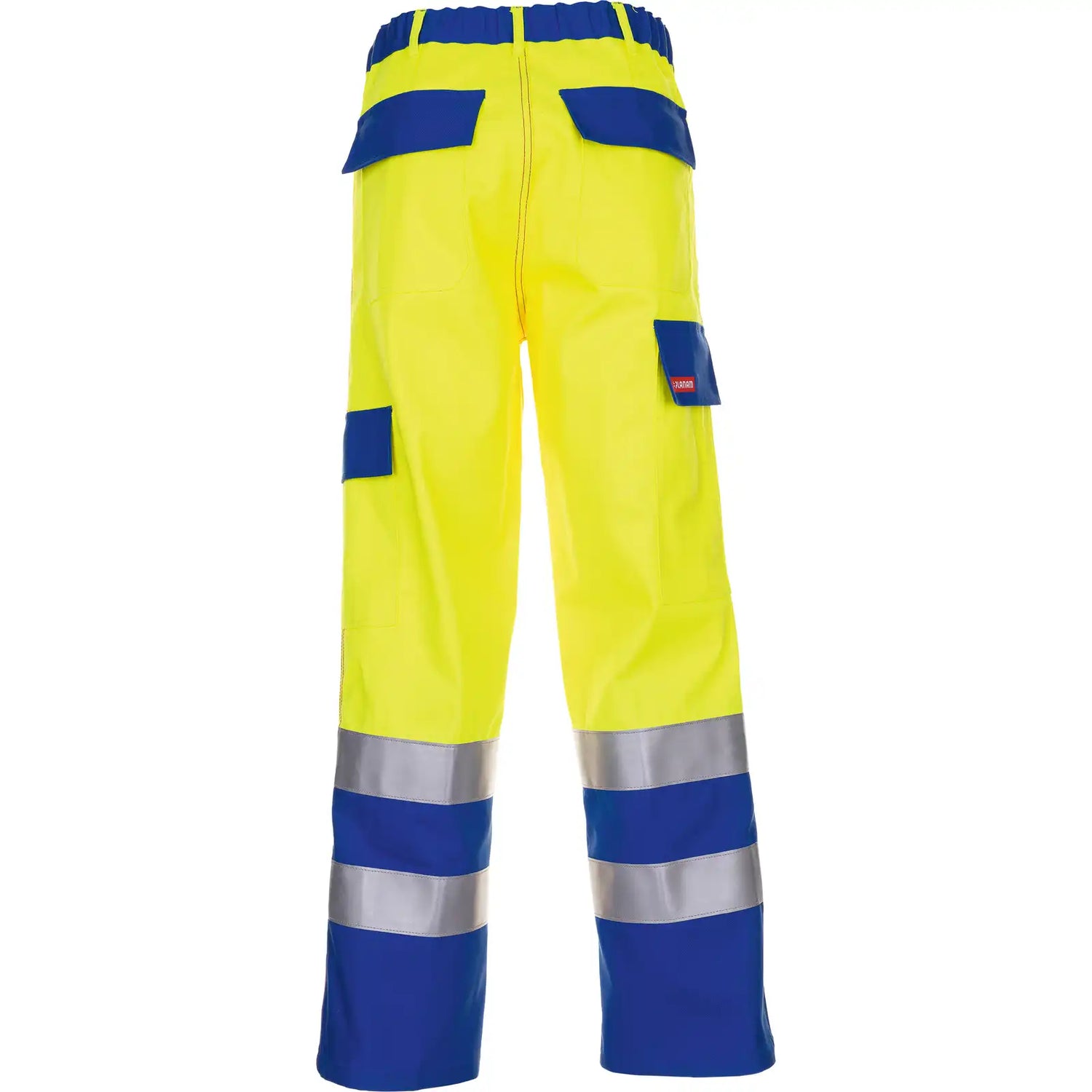 Planam Major Protect Bundhose warngelb/kornblumenblau 102 gelb/kornblumenblau - Produktbild ohne Model