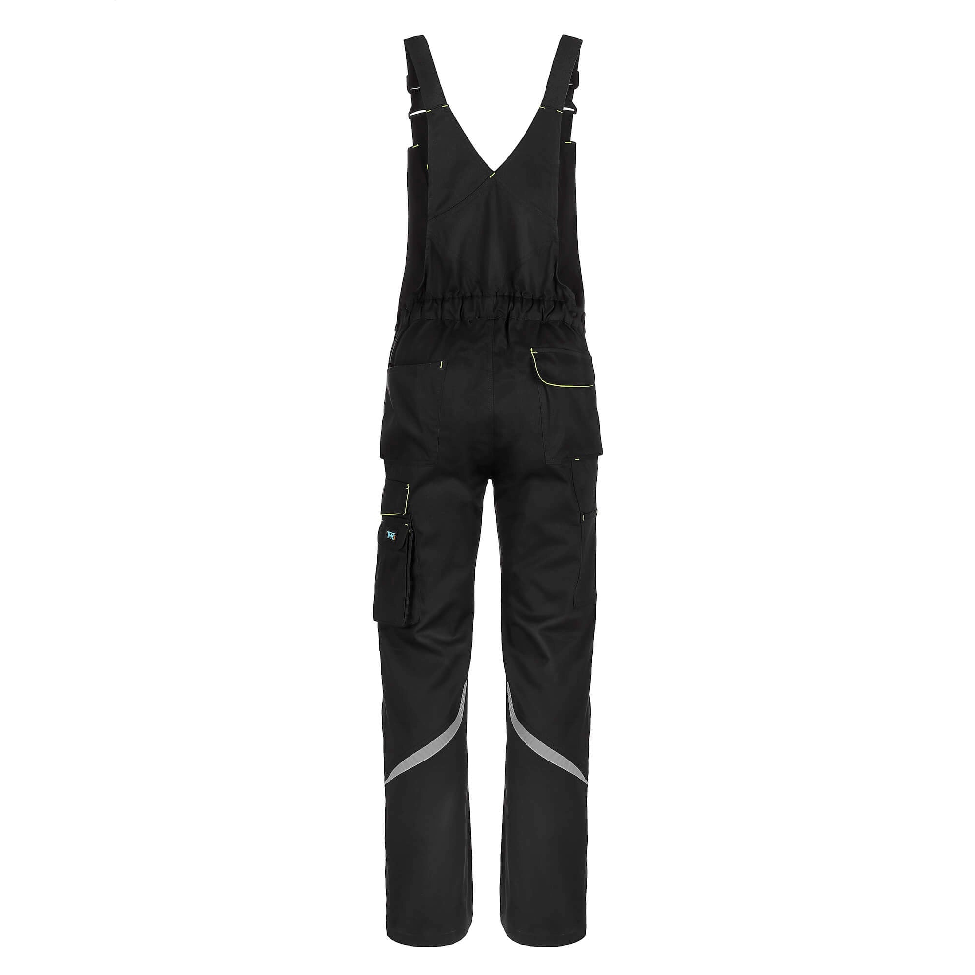 TMG Finesse Work dungarees black - Finesse BIB Trouser-black-02-V2