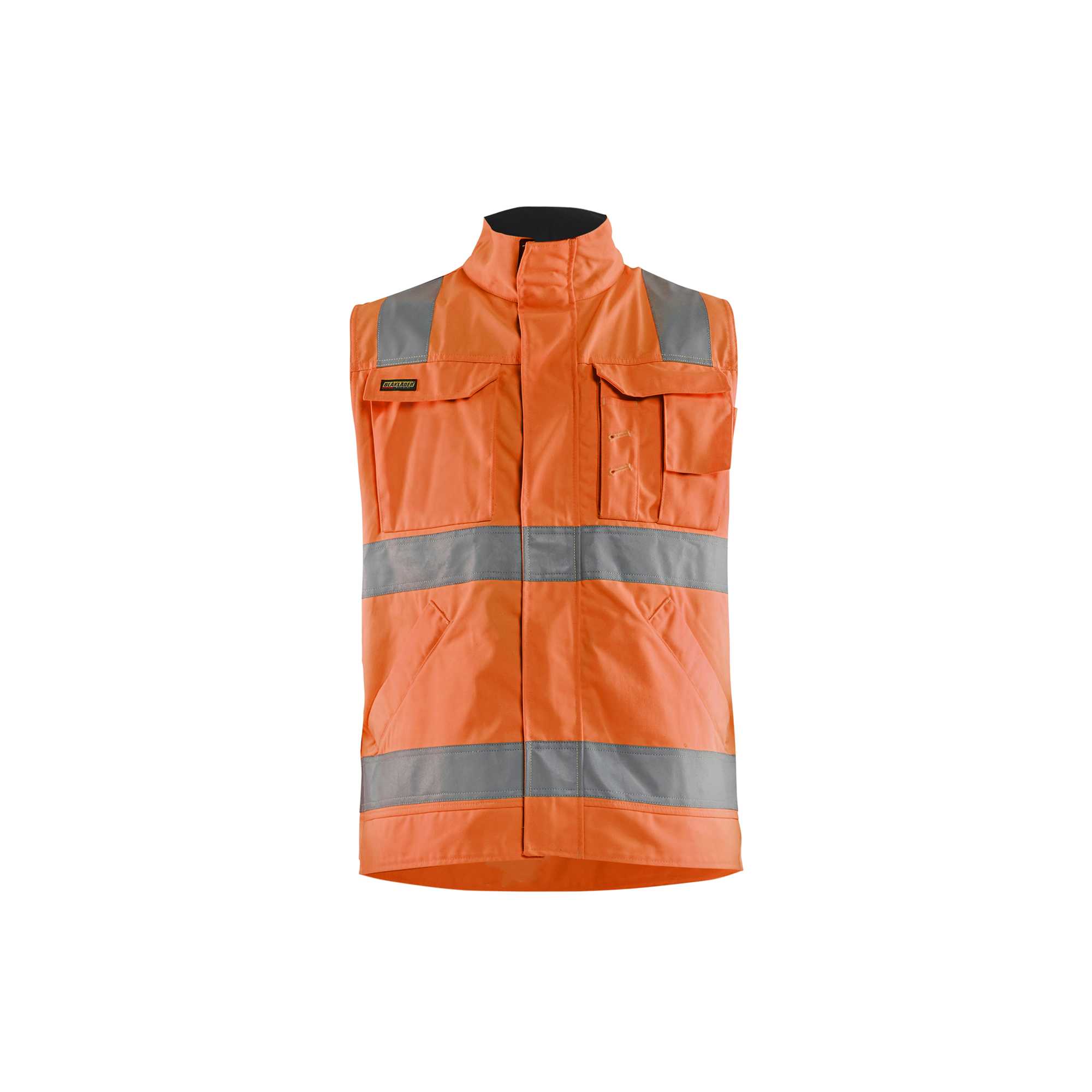 BLAKLADER 85051804 HI VIS Weste Hi Vis Reflektierende Arbeitsweste HERREN - 85% Polyester