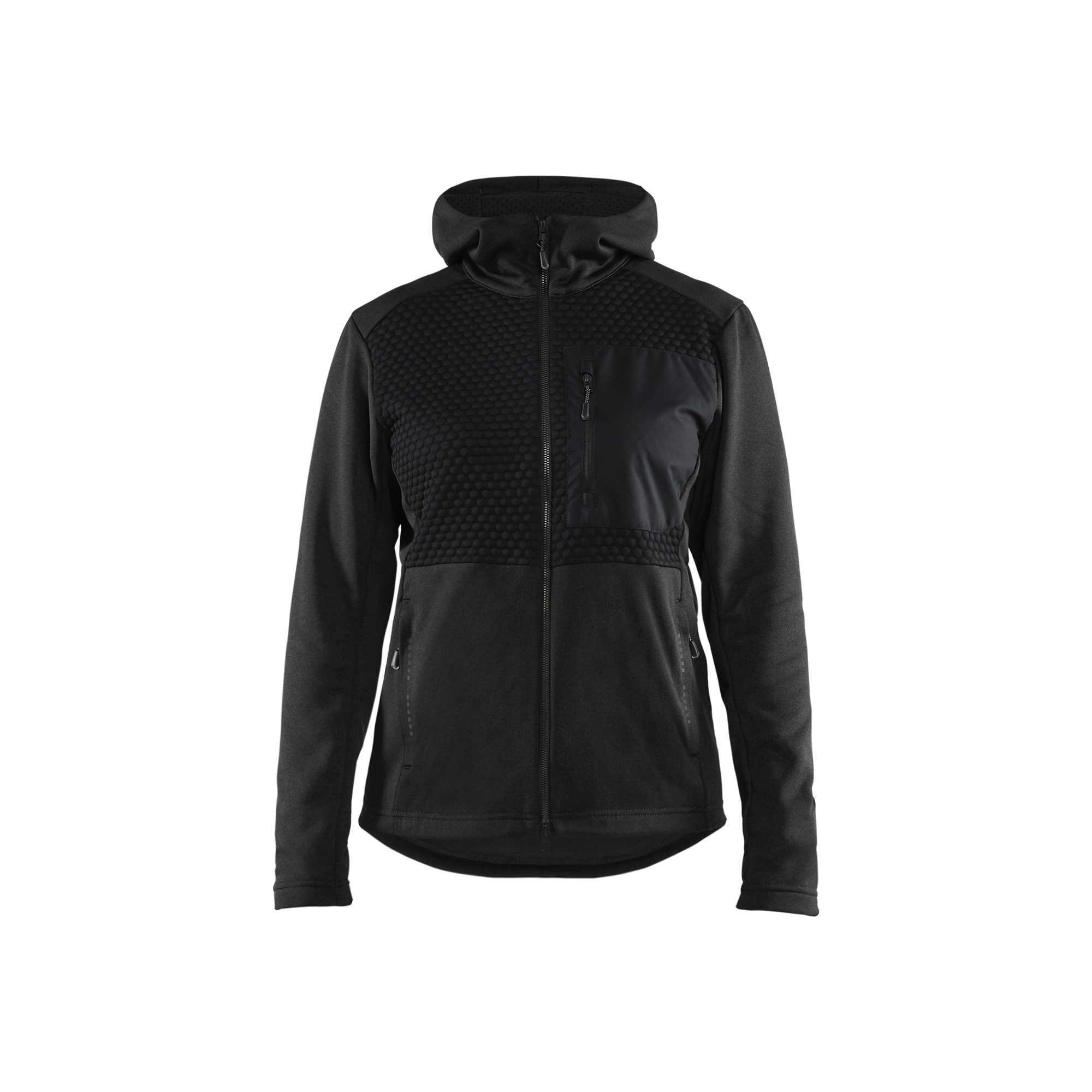 BLAKLADER 35422526 Women's hoodie with full zip Work Jacket WOMEN - Pique Fleece