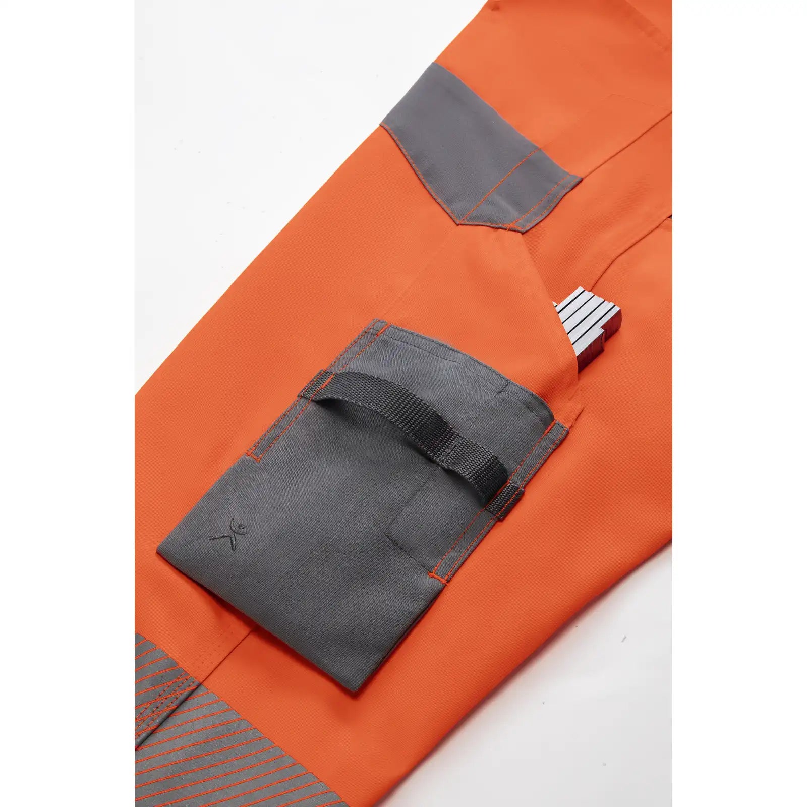 Planam Norit Warnschutz Herren Bundhose orange/zink  102 orange/zink - Extra Detailbild