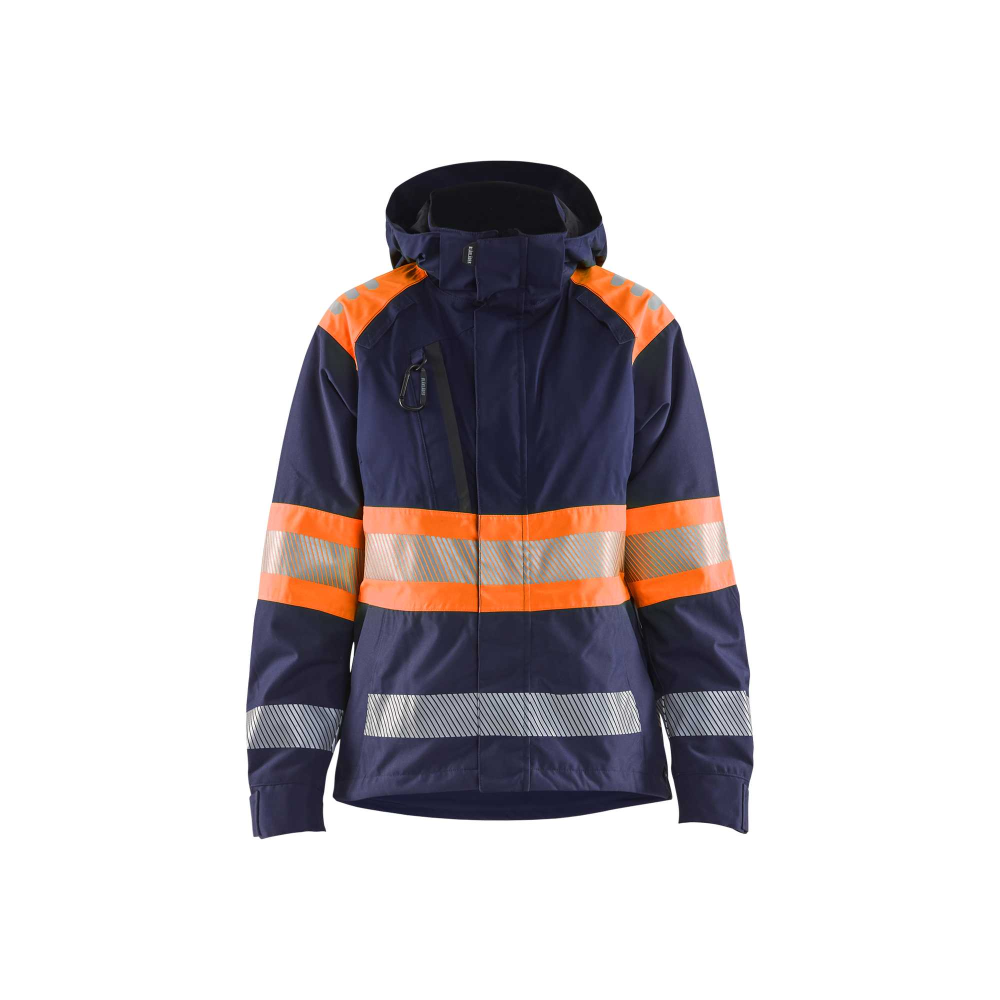 BLAKLADER 44301977 WOMEN’S HI VIS SHELL JACKET Hi Vis Reflective Shell Work Jacket WOMEN - Waterproof