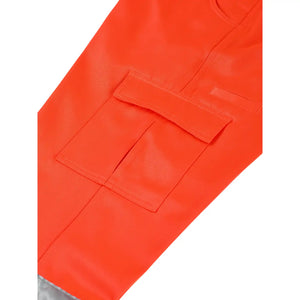 Planam Warnschutz Bundhose uni orange 102 uni orange - Extra Detailbild