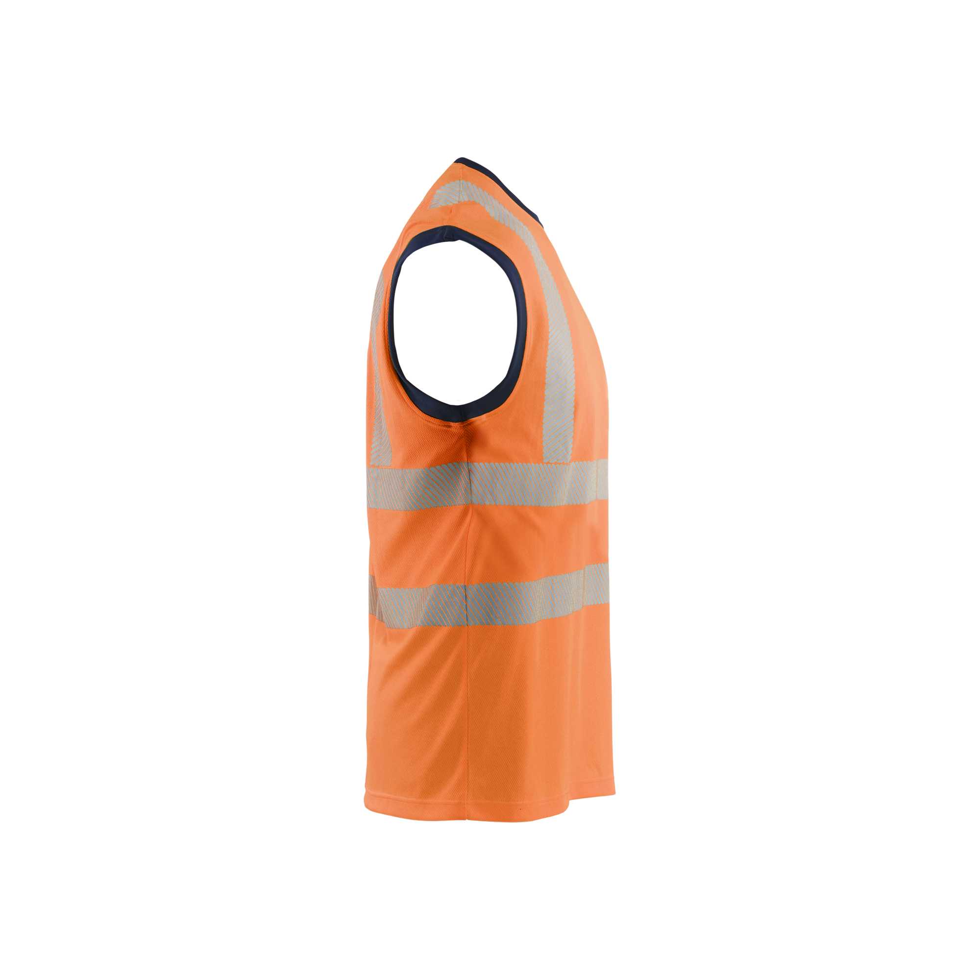 BLAKLADER 35751013 Hi Vis Tank top Hi Vis Reflective Sleeveless Work T-Shirt MEN - 100% Polyester