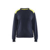 BLAKLADER 34081158 WOMEN'S SWEATSHIRT Hi Vis Reflective Work Sweatshirt WOMEN - 100% Cotton