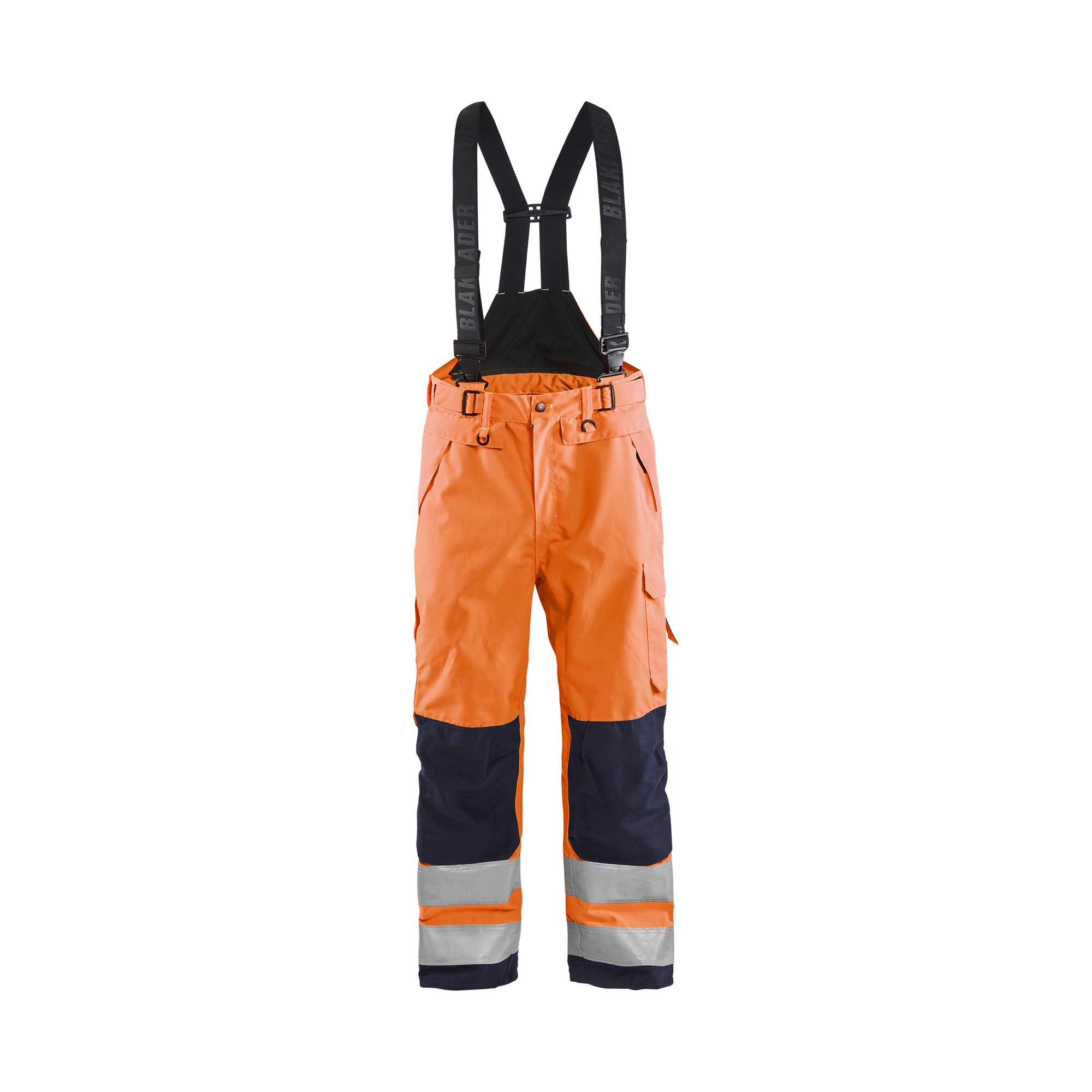 BLAKLADER 18671977 | Hi Vis Shell trousers Hi Vis Reflective Work Trousers Men - Waterproof