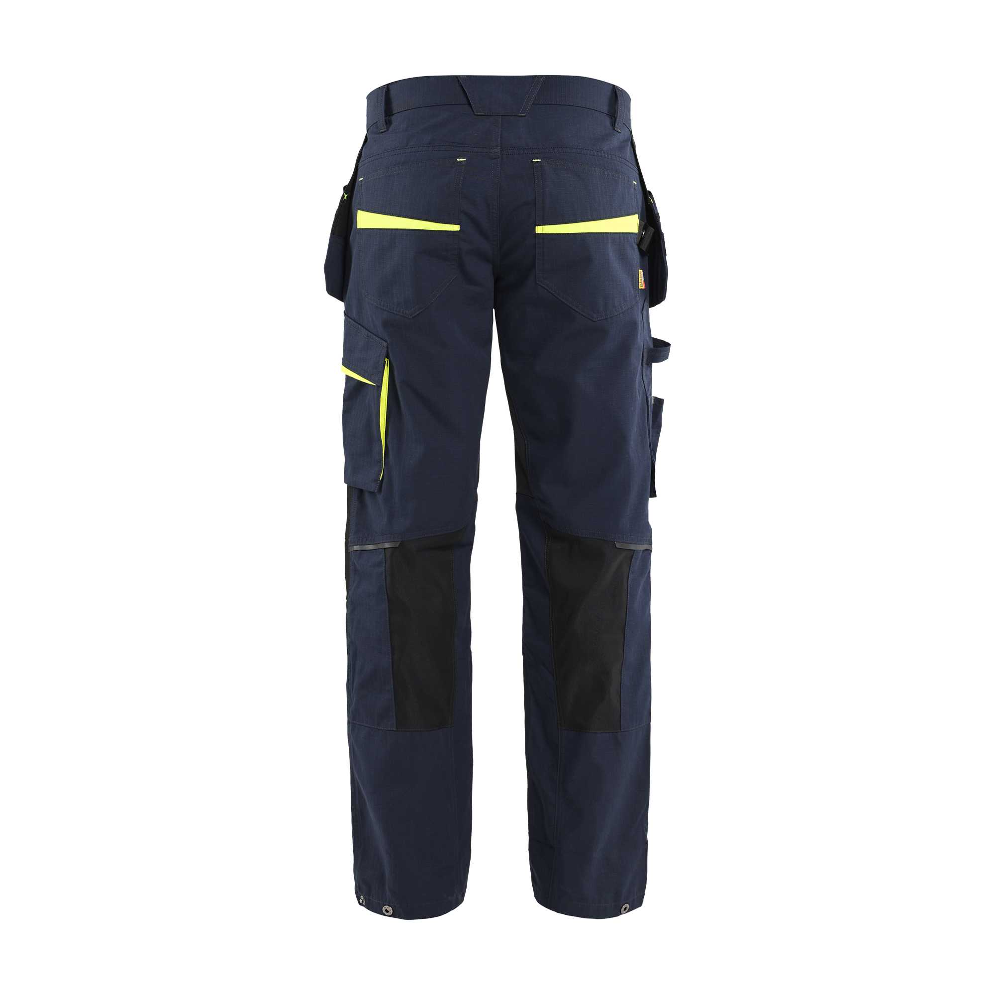 BLAKLADER 14961330 | Service trousers with stretch and tool pockets Work Trousers Men - Ripstop Fabric
