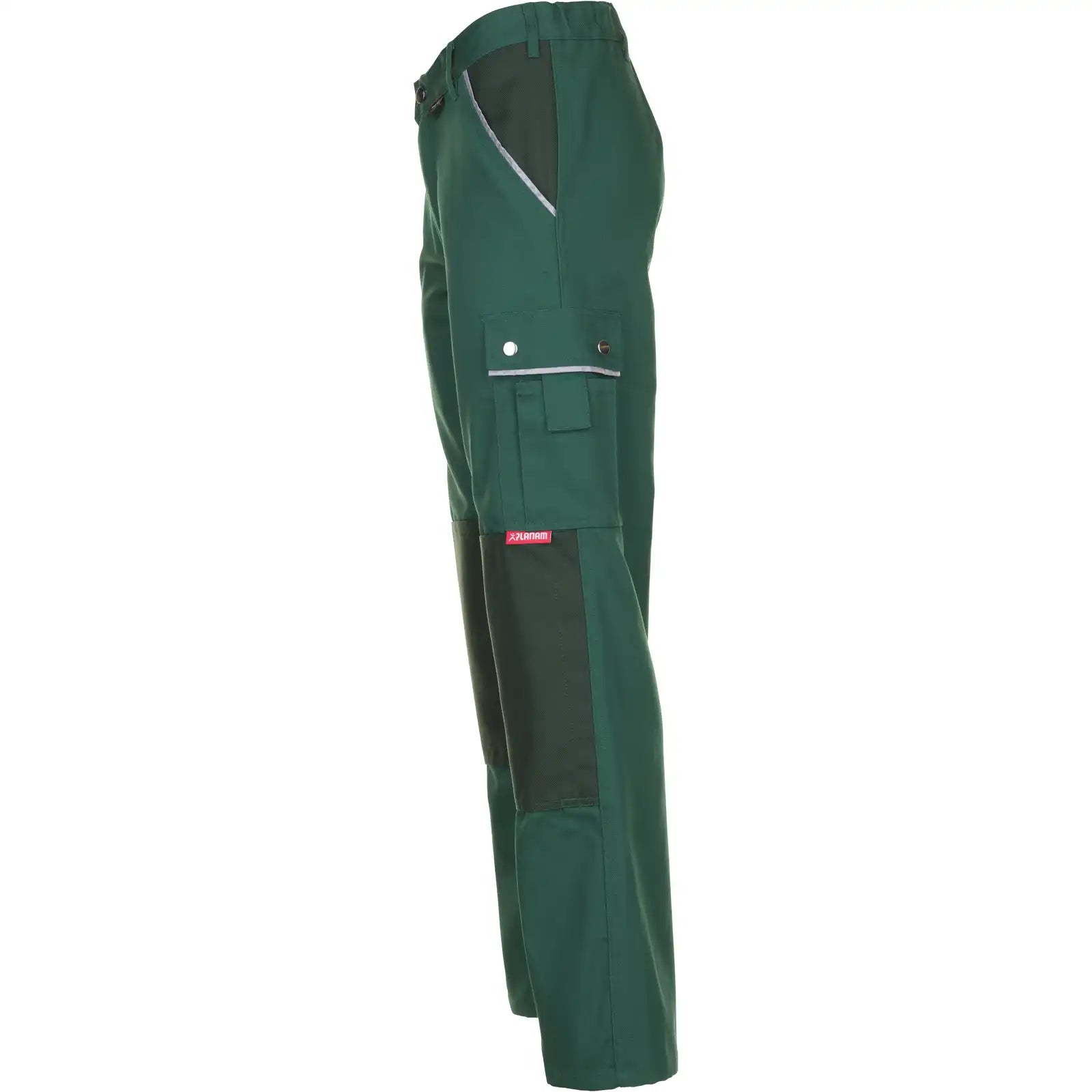 Planam Canvas 320 Bundhose grün/grün 102 grün/grün - Produktbild ohne Model