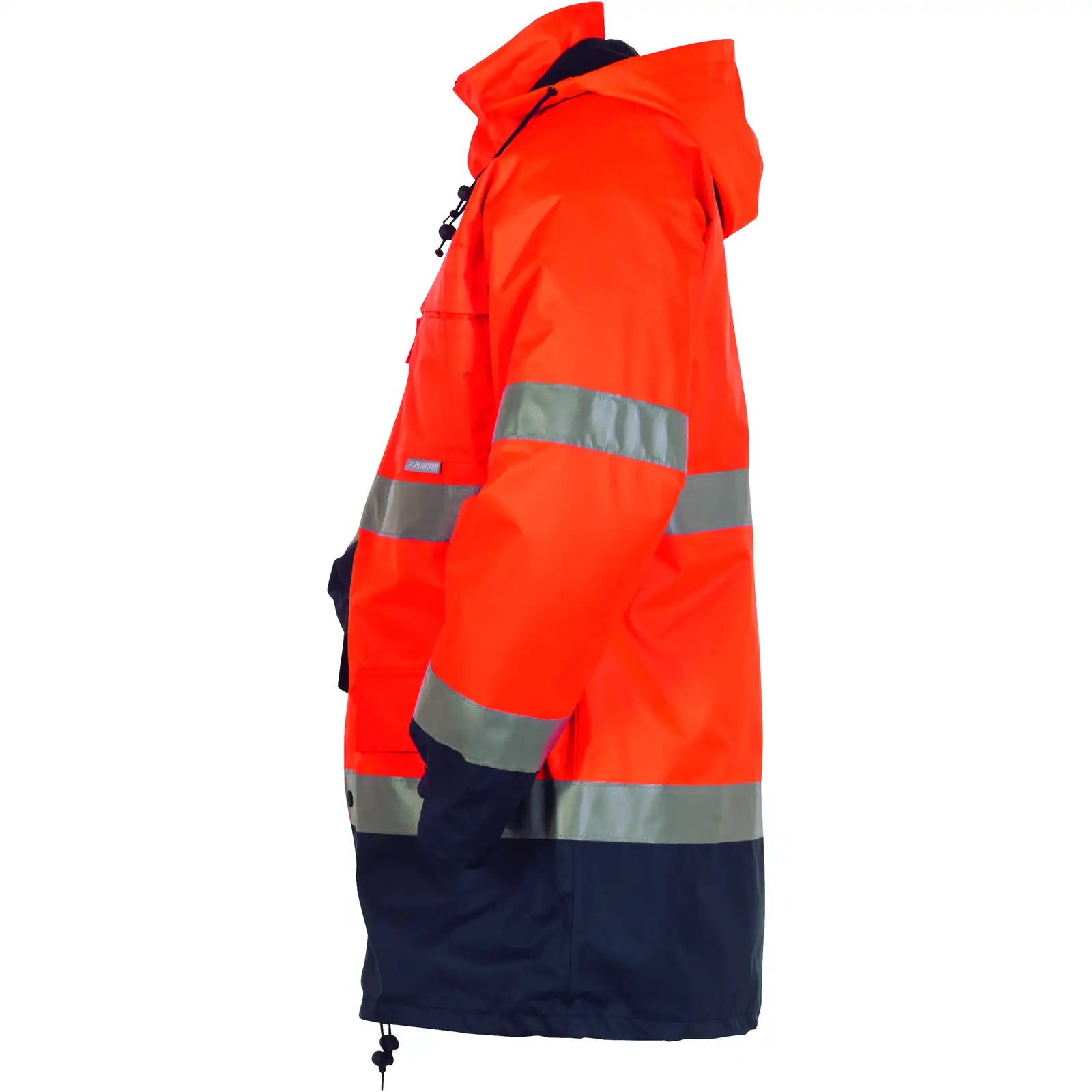 Planam Warnschutz Parka orange/marine 4XL orange/marine - Produktbild ohne Model