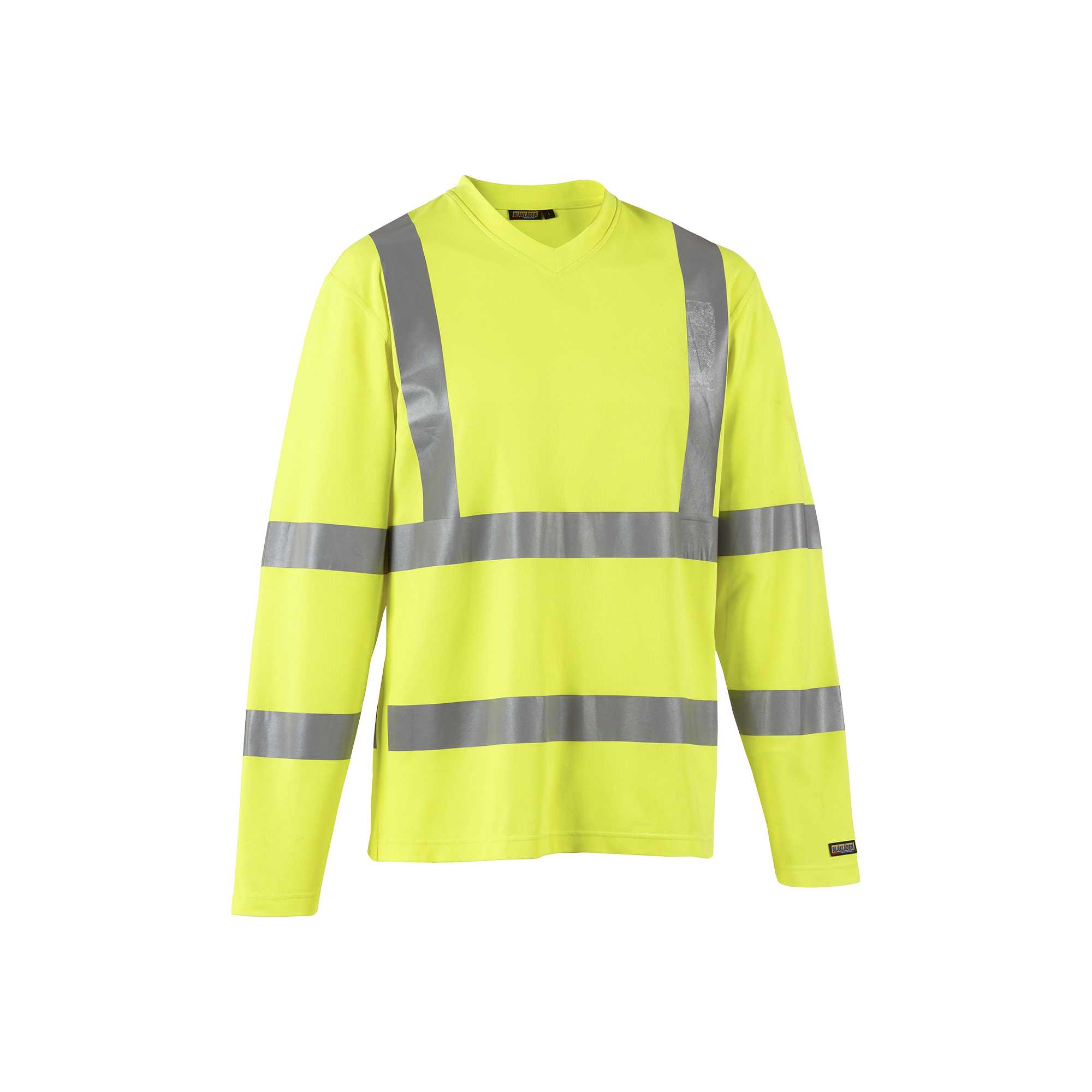 BLAKLADER 33811070 Hi Vis UV Long Sleeved T shirt Hi Vis Reflective Long Sleeve Work T-Shirt MEN - UV Protection