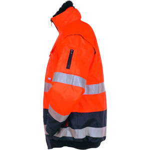 Planam Warnschutz Comfortjacke orange/marine S orange/marine - Produktbild ohne Model