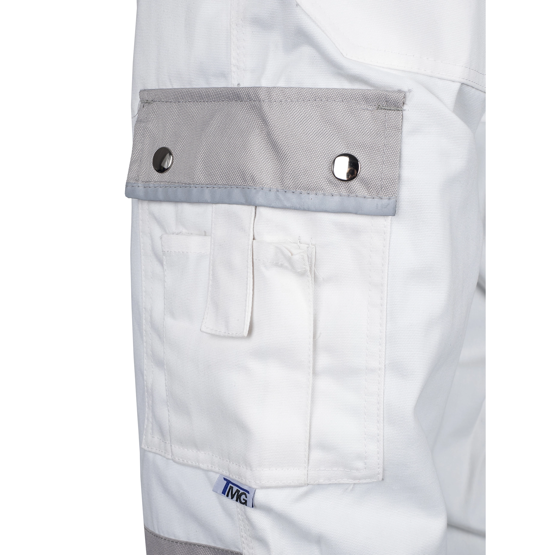 TMG Style Work trousers white - Bundhose-Style-white-detail-2