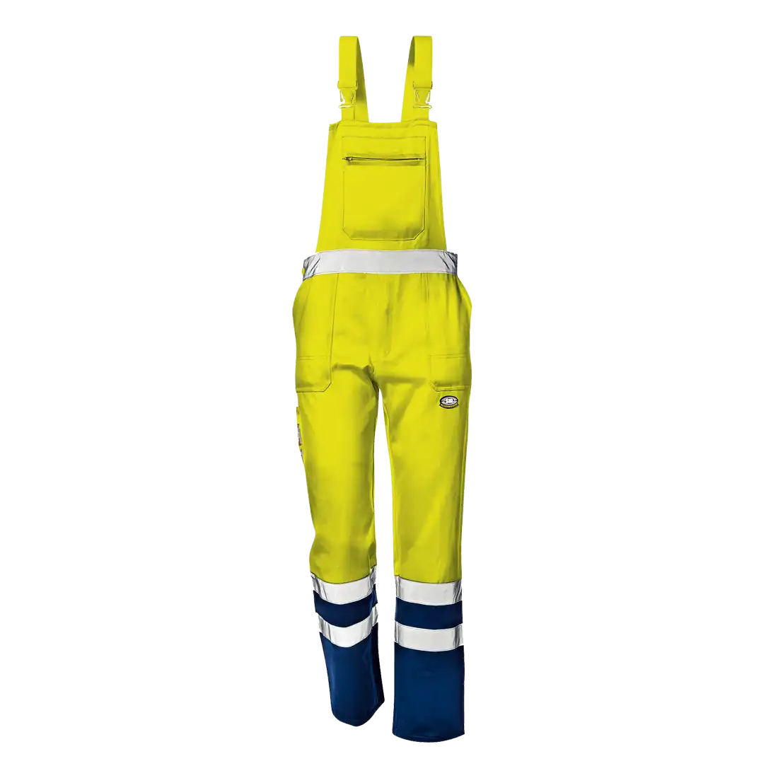 SIR SAFETY VELVET COLOR Hi Vis Reflektierende Arbeitshose mit Latz Herren - Kälteresistent