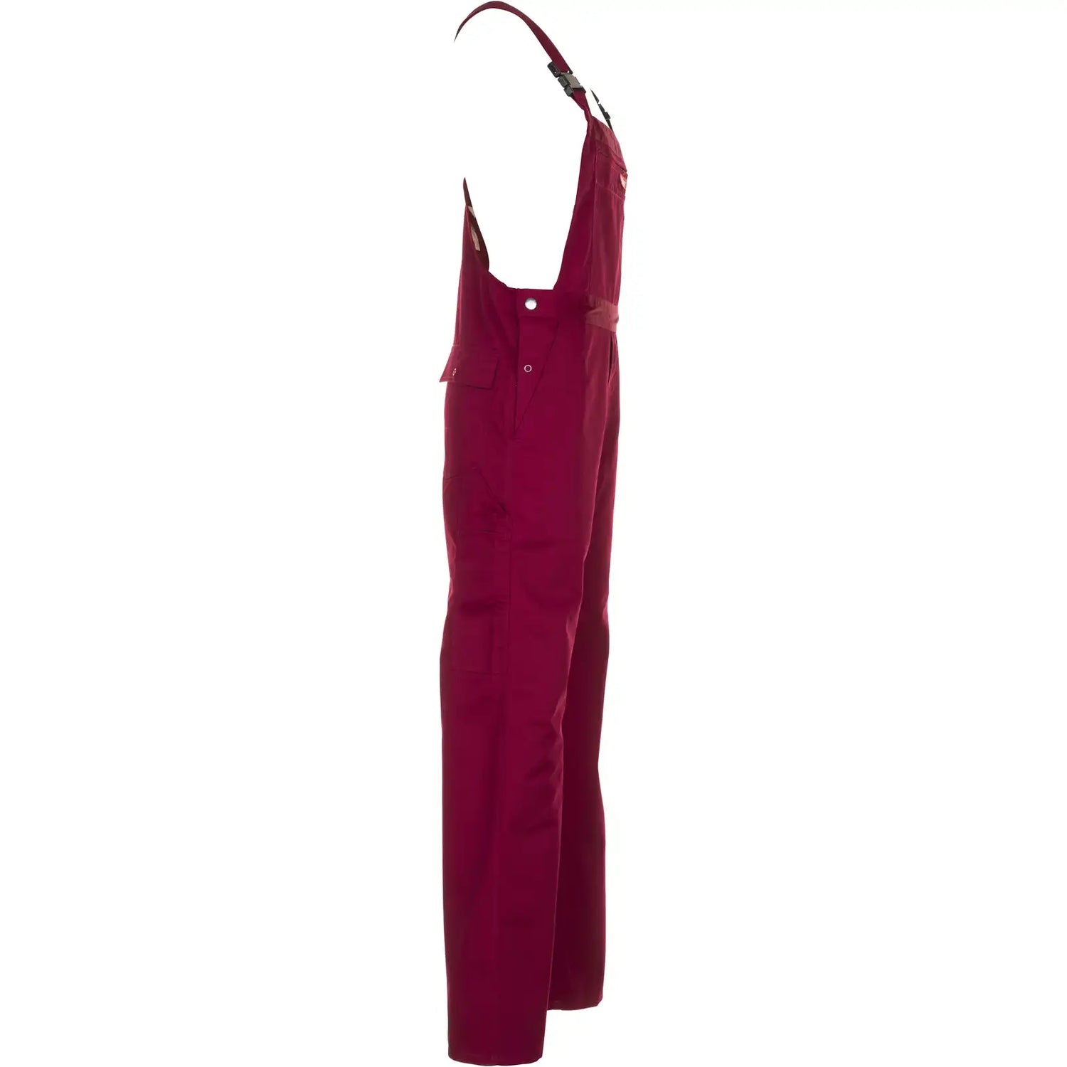 Planam MG 260 Latzhose bordeaux 102 bordeaux - Produktbild ohne Model