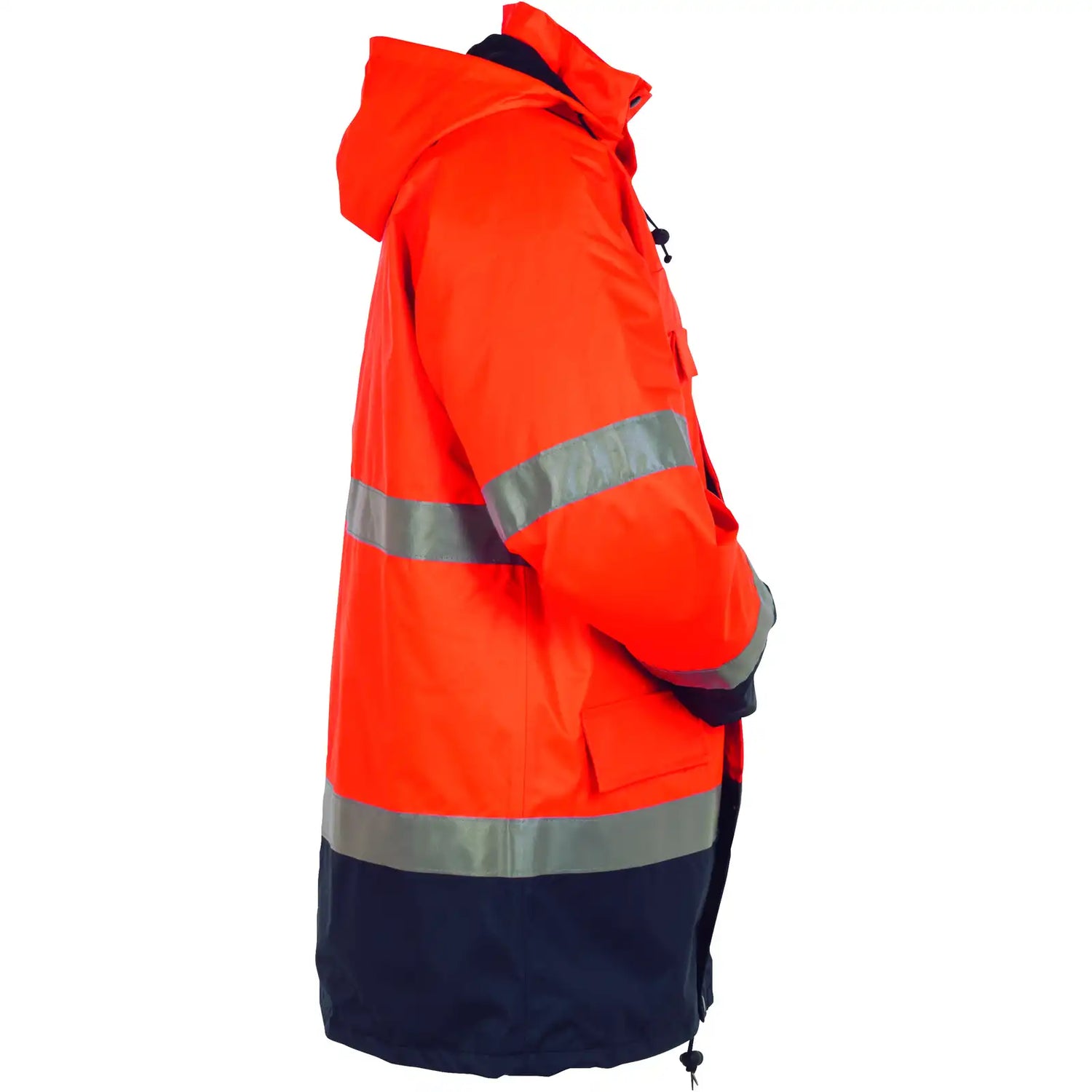 Planam Warnschutz Parka orange/marine S orange/marine - Produktbild ohne Model