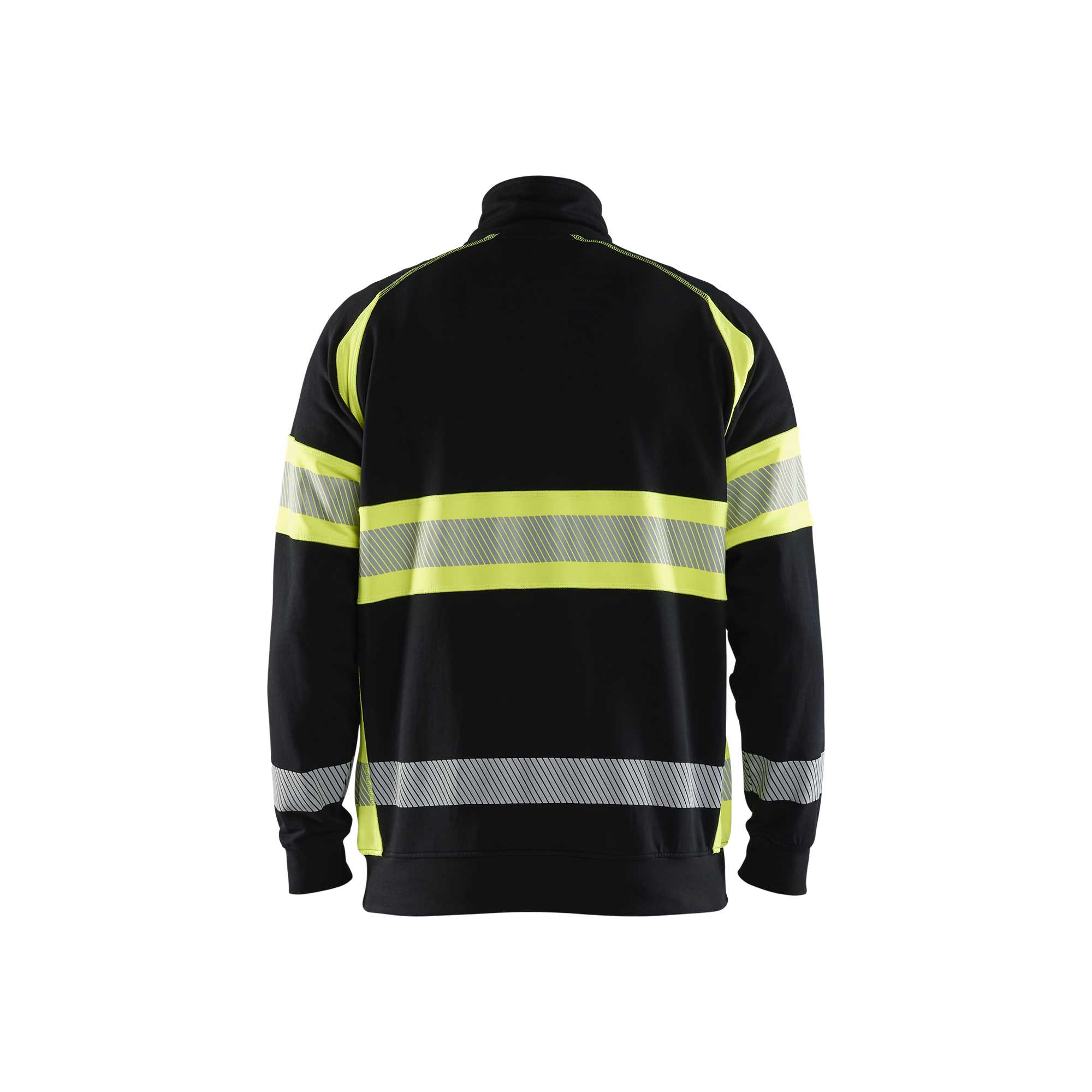 BLAKLADER 35531158 Hi Vis Sweater Hi Vis Reflective Half-zip Work Sweatshirt MEN - 100% Cotton