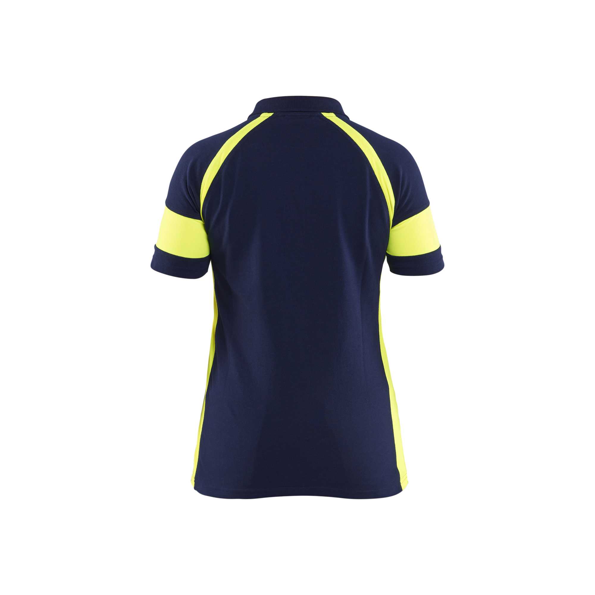 BLAKLADER 35291050 Women's Polo Shirt with Hi vis Hi Vis Reflective Short Sleeve Work Polo WOMEN - 60% Cotton