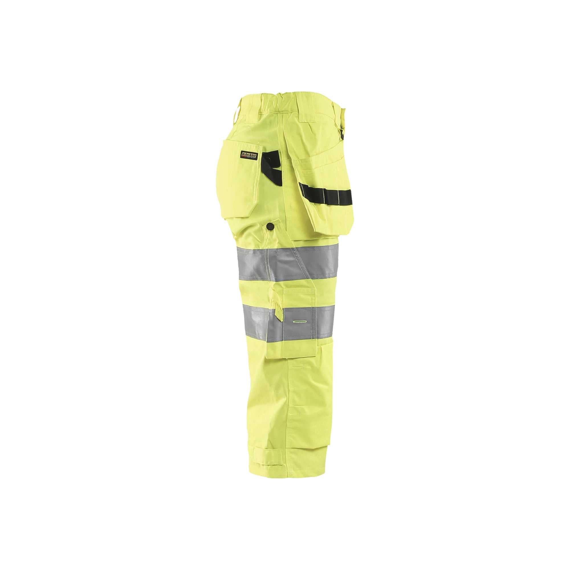 BLAKLADER 71391811 WOMEN'S PIRATE SHORTS HI VIS Hi Vis Reflective Work Pirate Bermuda Women - twill fabric