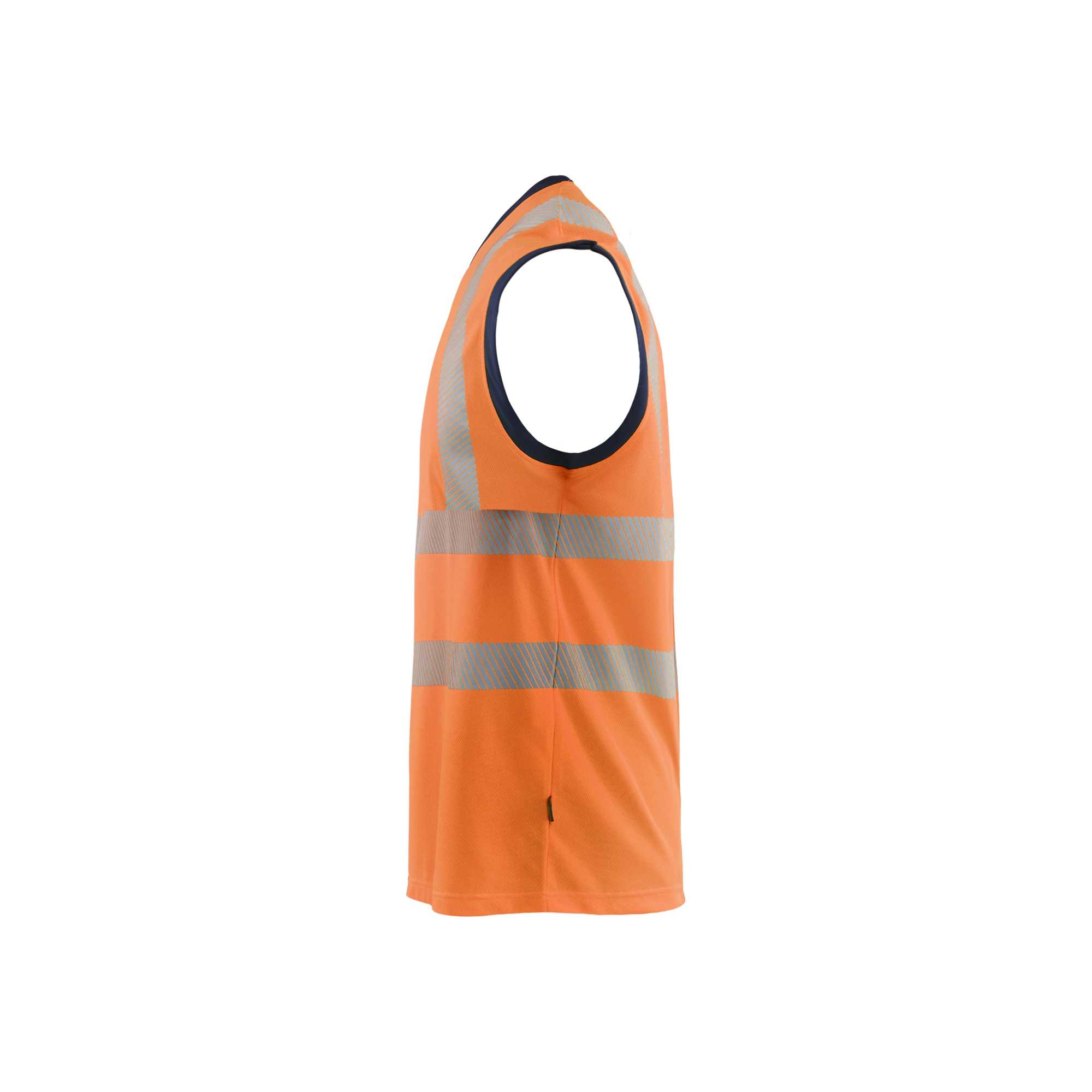 BLAKLADER 35751013 Hi Vis Tank top Hi Vis Reflective Sleeveless Work T-Shirt MEN - 100% Polyester