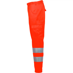 Planam Warnschutz Bundhose uni orange 102 uni orange - Produktbild ohne Model