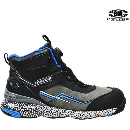 SIR SAFETY MANHATTAN S3 Safety Shoes Waterproof, Aluminium