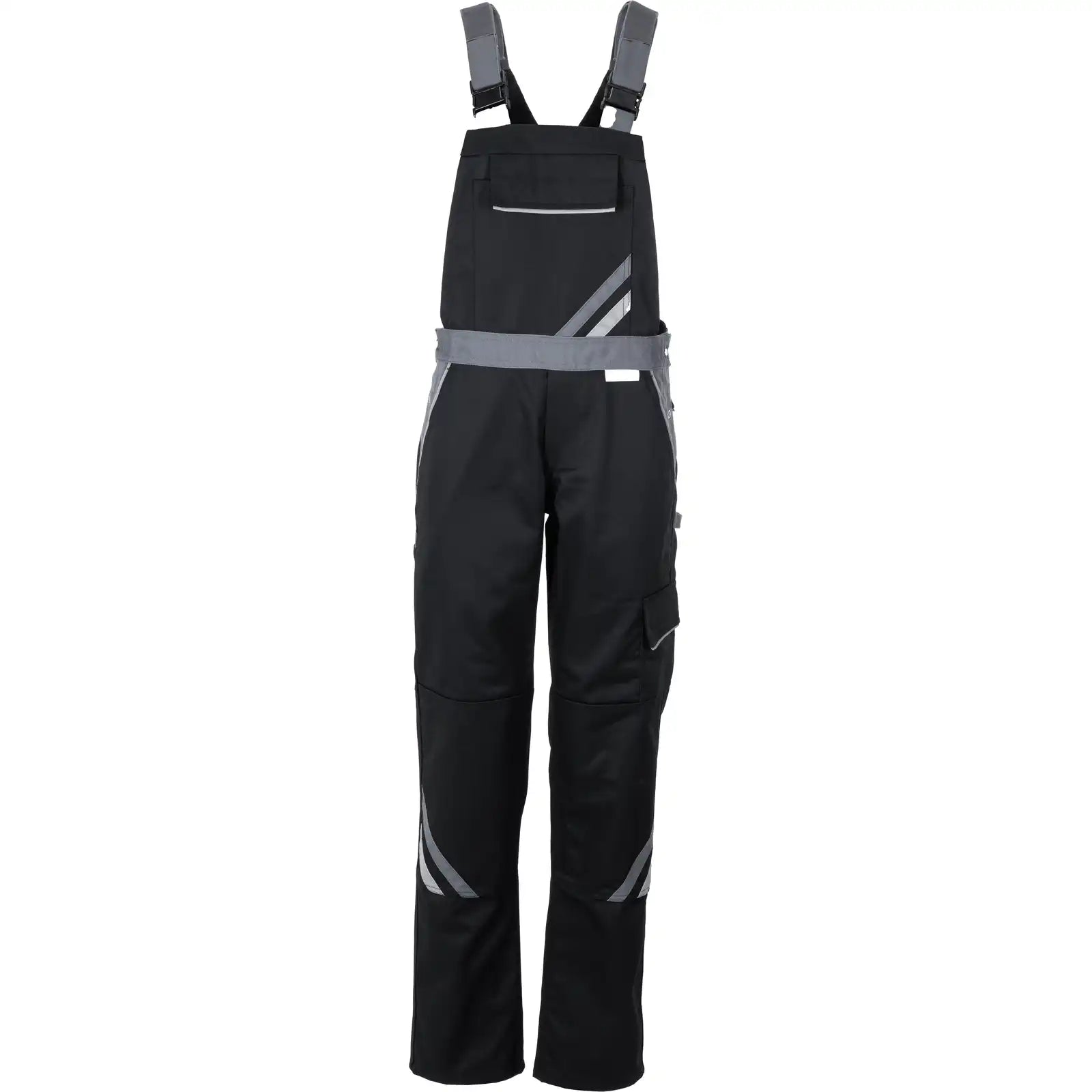 Planam Highline Damen Latzhose schwarz/schiefer/zink 34 schwarz/schiefer/zink - Vorschaubild