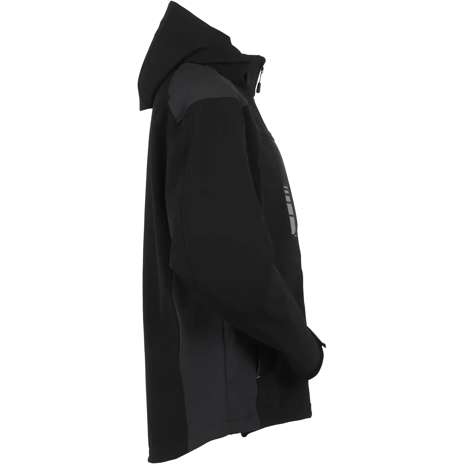 Planam Moto Softshelljacke schwarz/grau S schwarz/grau - Produktbild ohne Model