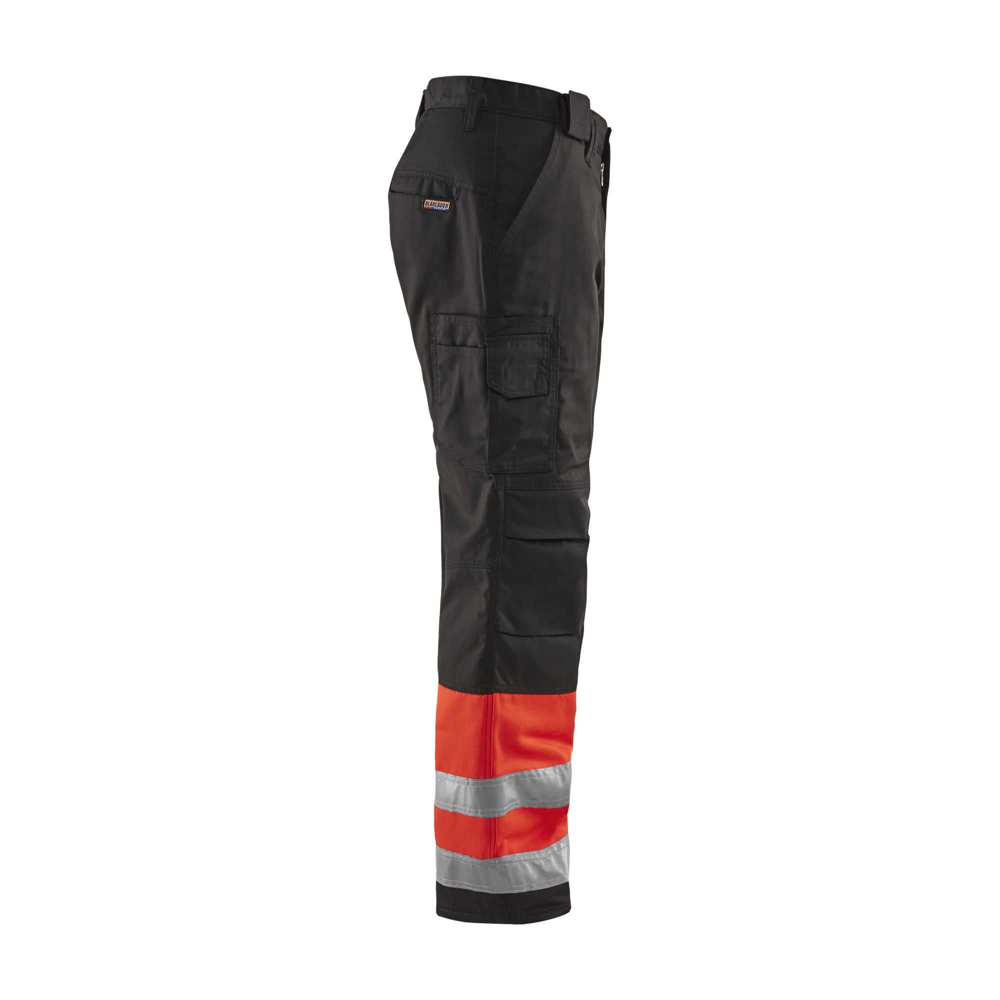 BLAKLADER 18621811 | Hi Vis Winter Trousers Hi Vis Reflective Work Trousers Men - Insulated Lining