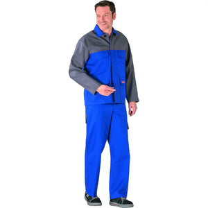 Planam Major Protect Jacke TDL kornblumenblau/grau 102 kornblumenblau/grau - Produktbild mit Model