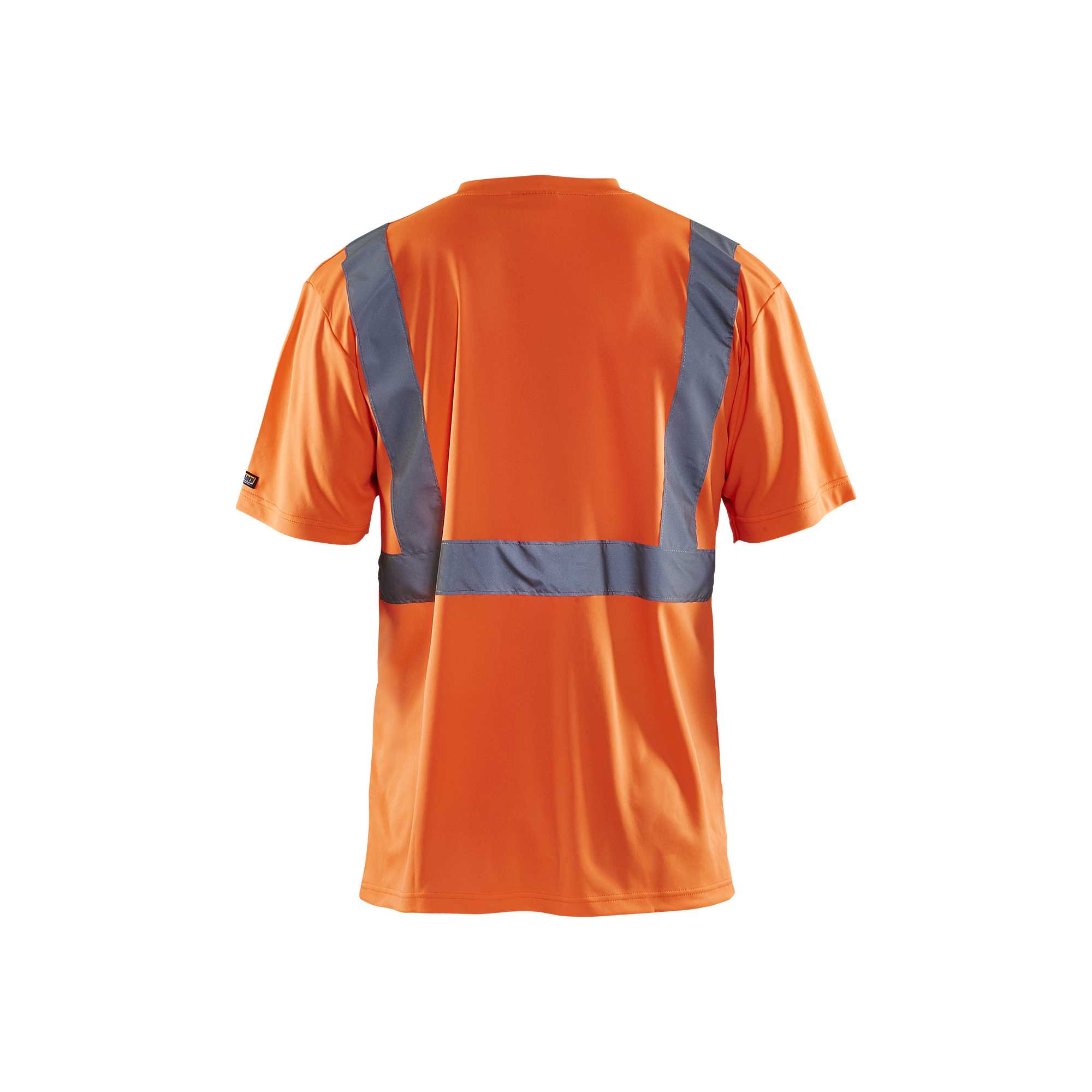BLAKLADER 33131009 Hi Vis T Shirt Hi Vis Reflective Short Sleeve Work T-Shirt MEN - 100% Polyester