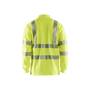 BLAKLADER 34391726 Multinorm poloshirt met lange mouwen Hi Vis Reflecterend Werkpolo HEREN - Vlamvertragend