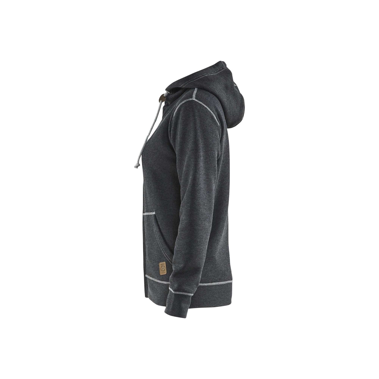 BLAKLADER 33731157 Sweat à capuche zippé intégral pour femme Sweat de travail FEMME - Molleton brossé