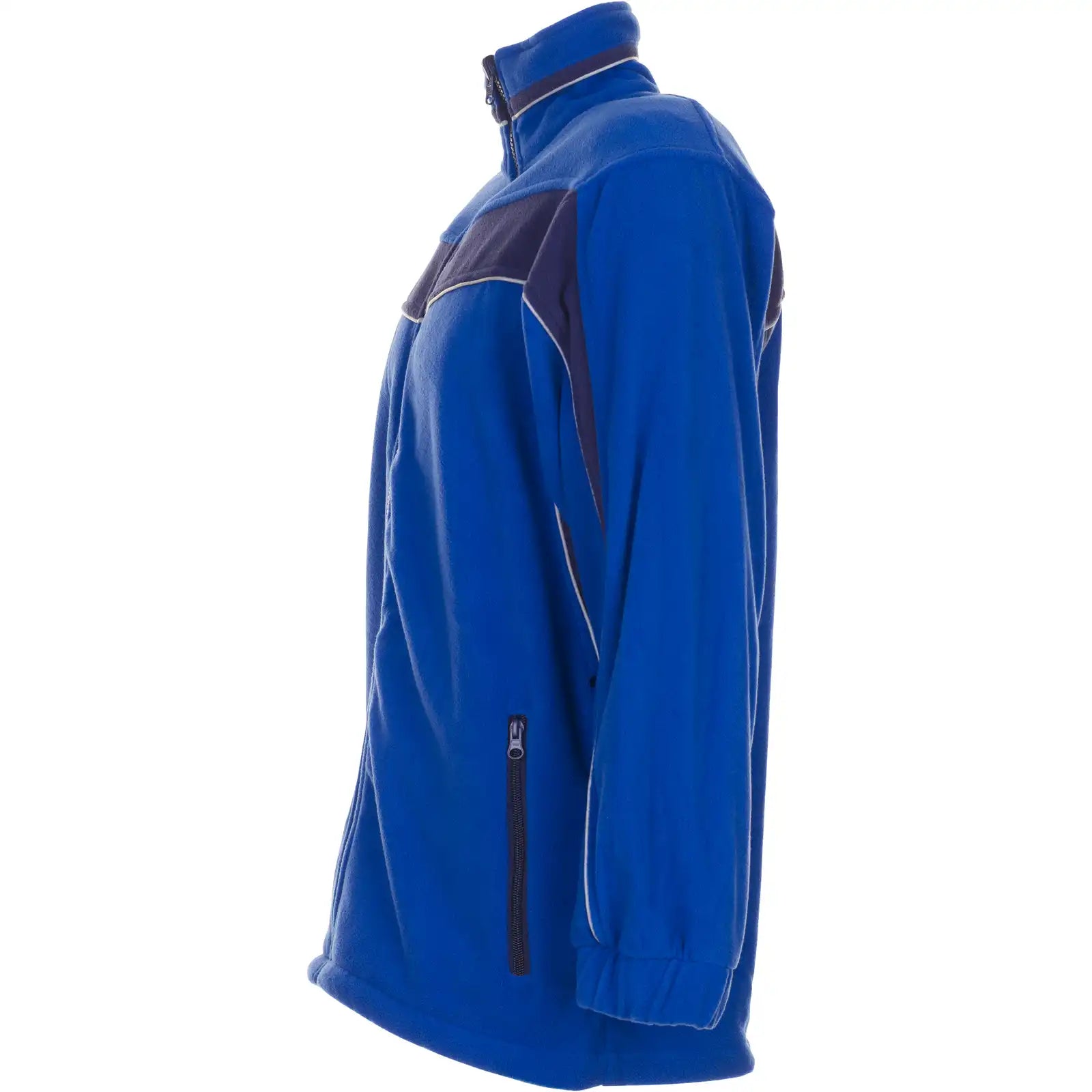 Planam Plaline Fleecejacke kornblumenblau/marine XS kornblumenblau/marine - Produktbild ohne Model