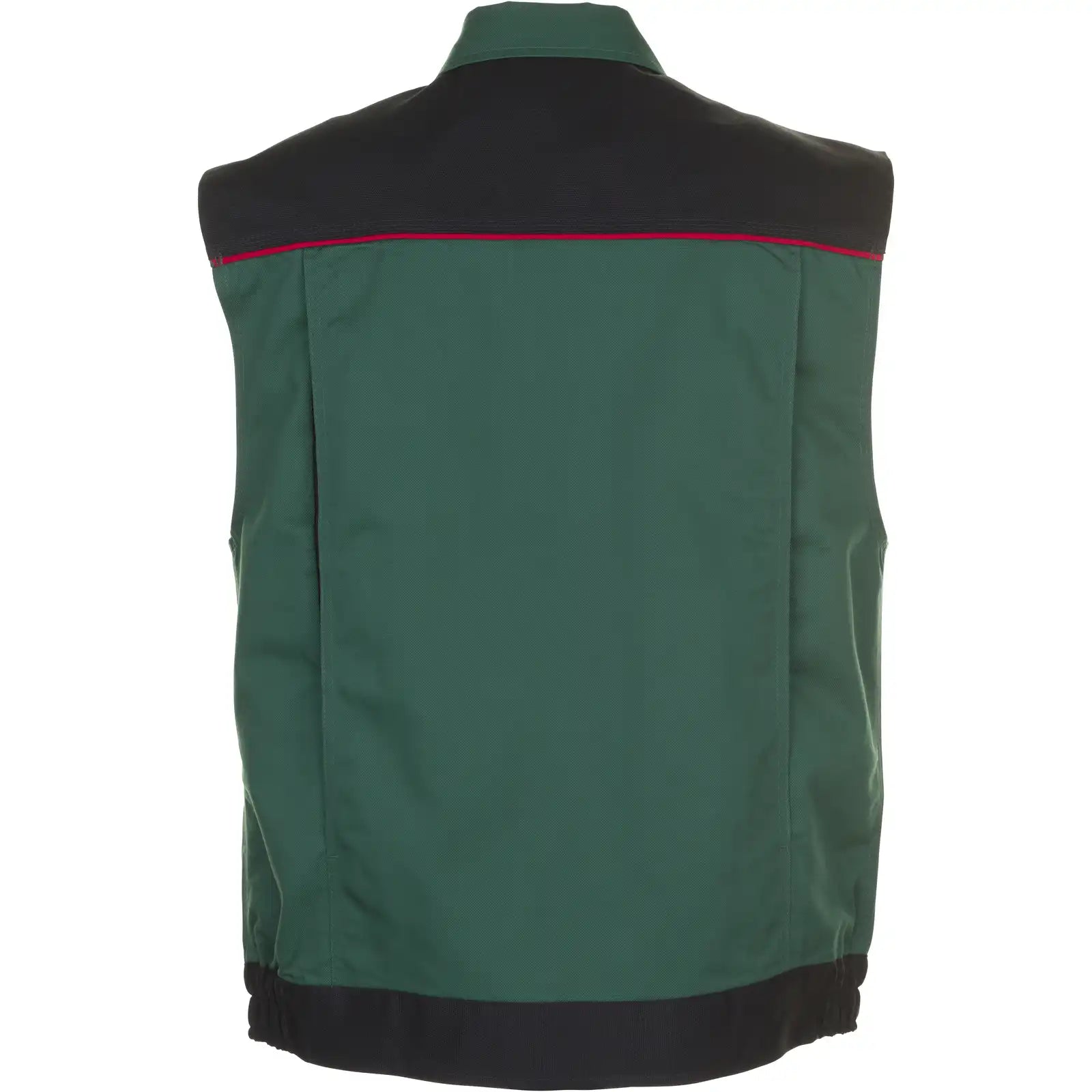 Planam Highline Arbeitsweste grün/schwarz/rot XS grün/schwarz/rot - Produktbild ohne Model