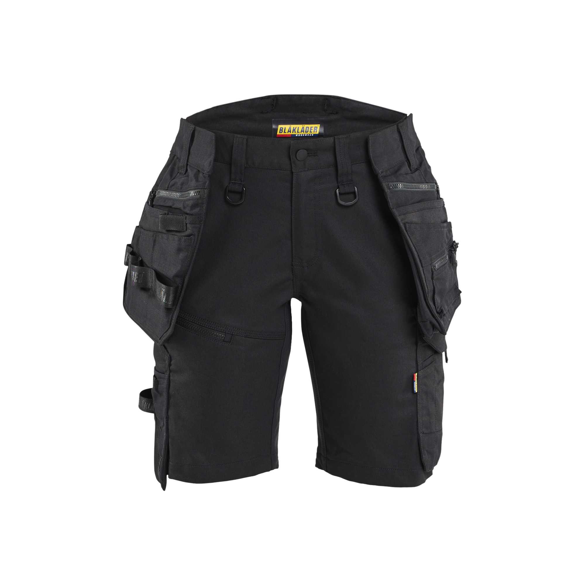 BLAKLADER 71751149 STRIKER Women's Craftsman Shorts with Stretch Work Shorts Women - Cordura Denim