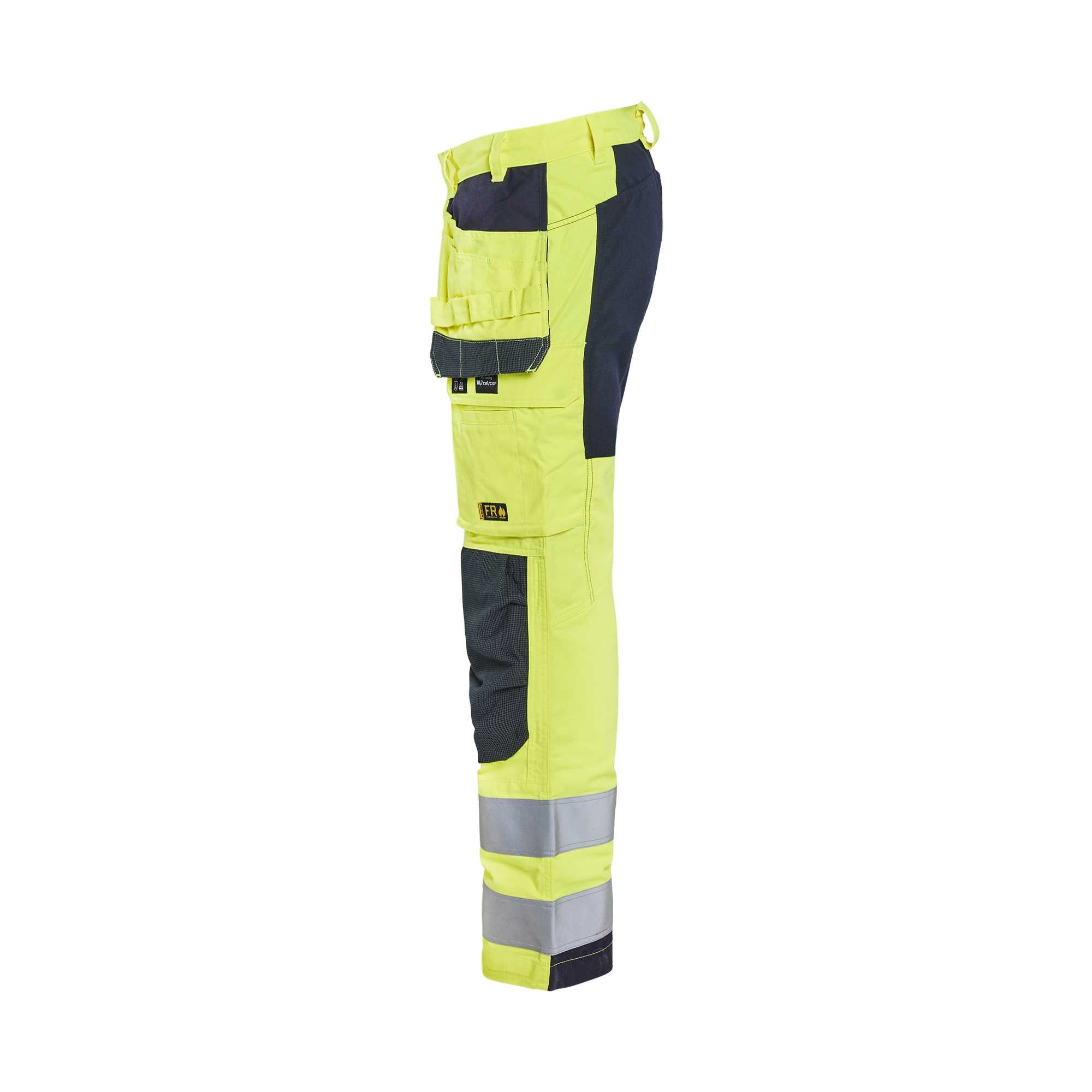 BLAKLADER 15871512 | Multinorm Inherent Hose mit Stretch Hi Vis Reflektierende Arbeitshose Herren - Ripstop-Gewebe