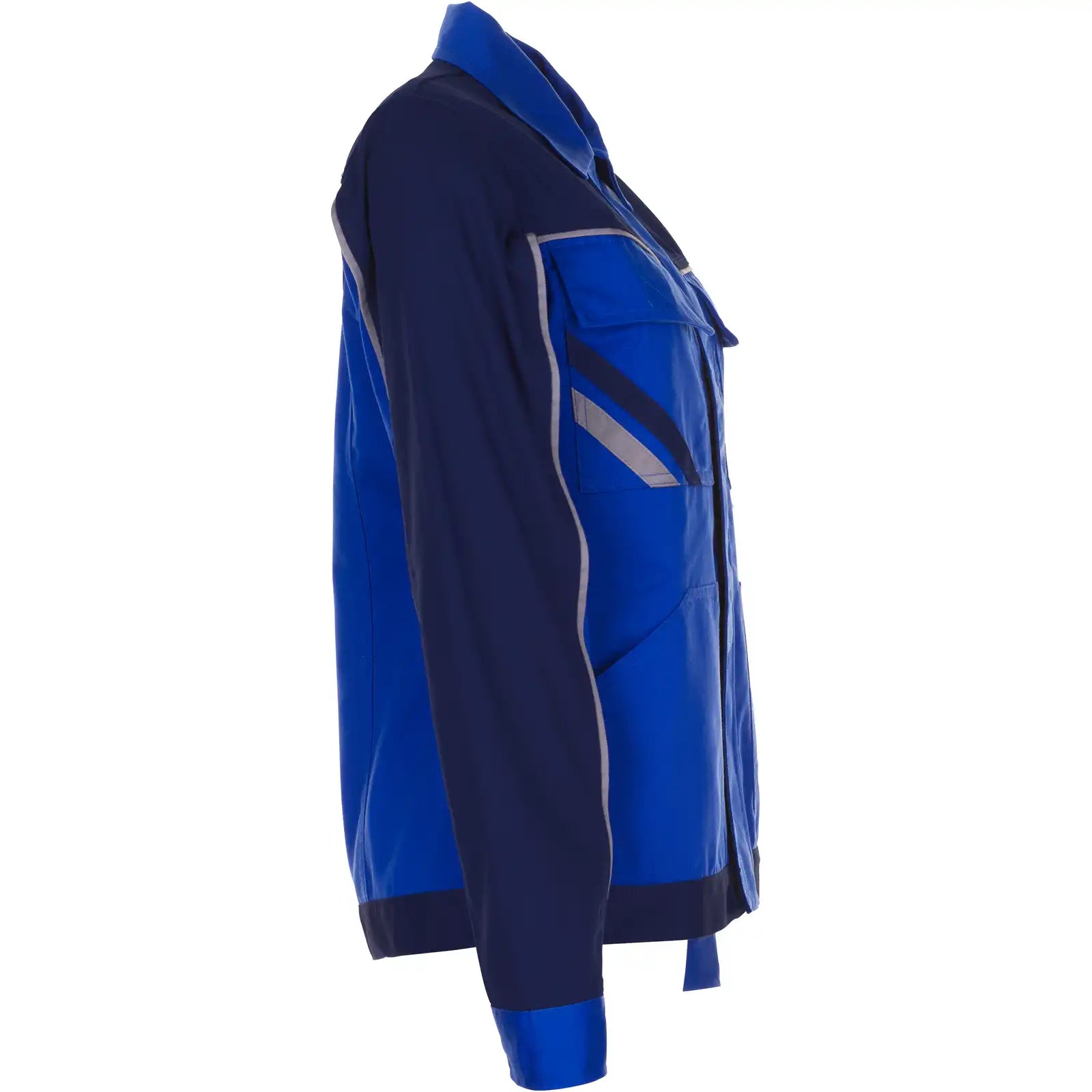 Planam Highline Damen Bundjacke kornblumenblau/marine/zink 34 kornblumenblau/marine/zink - Produktbild ohne Model
