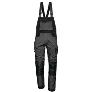 SIR SAFETY INDUSTRIAL Wasserabweisende Latzhose Herren – Knieschutztaschen