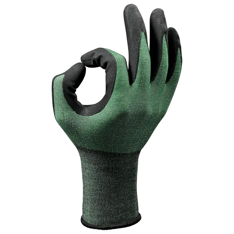SIR SAFETY SILK PRO CUT Work Gloves - Nitrile Foam Finish - 12 Pairs