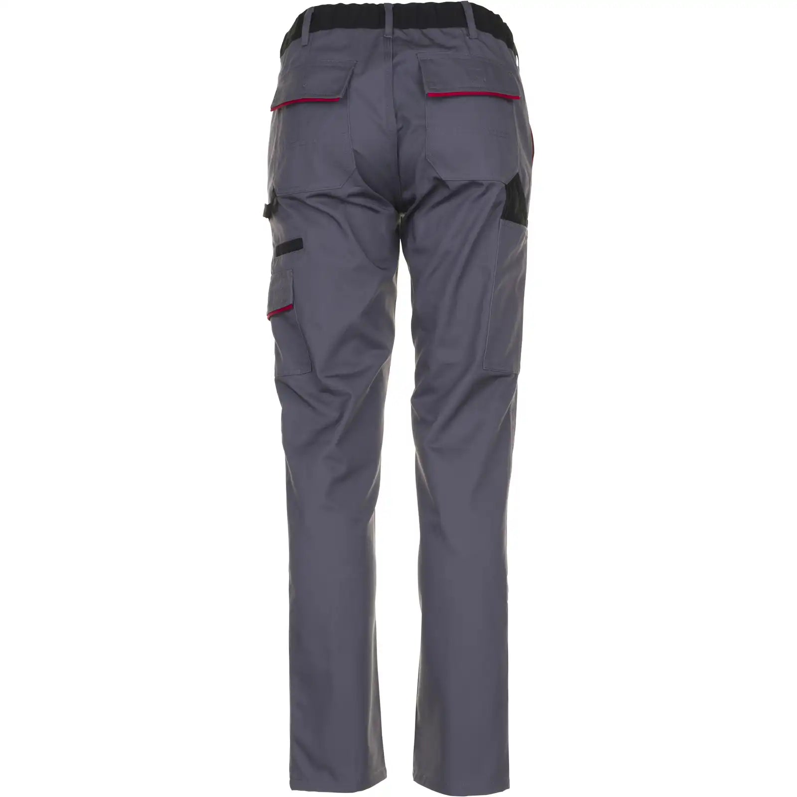 Planam Highline Damen Bundhose schiefer/schwarz/rot 34 schiefer/schwarz/rot - Produktbild ohne Model