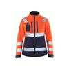 BLAKLADER 49022517 Women's Hi Vis Softshell Jacket Softshell Work Jacket WOMEN - Waterproof