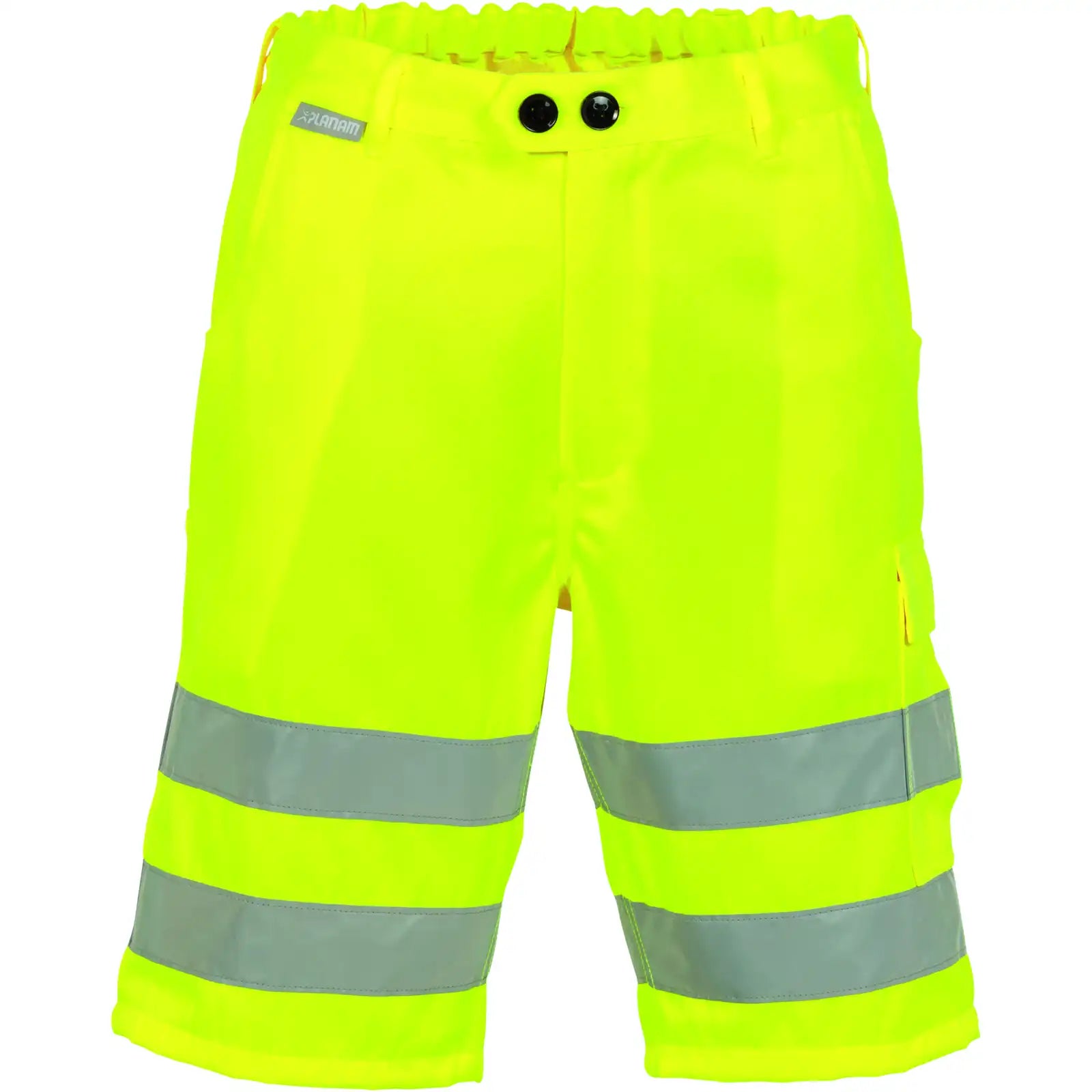 Planam Warnschutz Shorts uni gelb S uni gelb - Vorschaubild