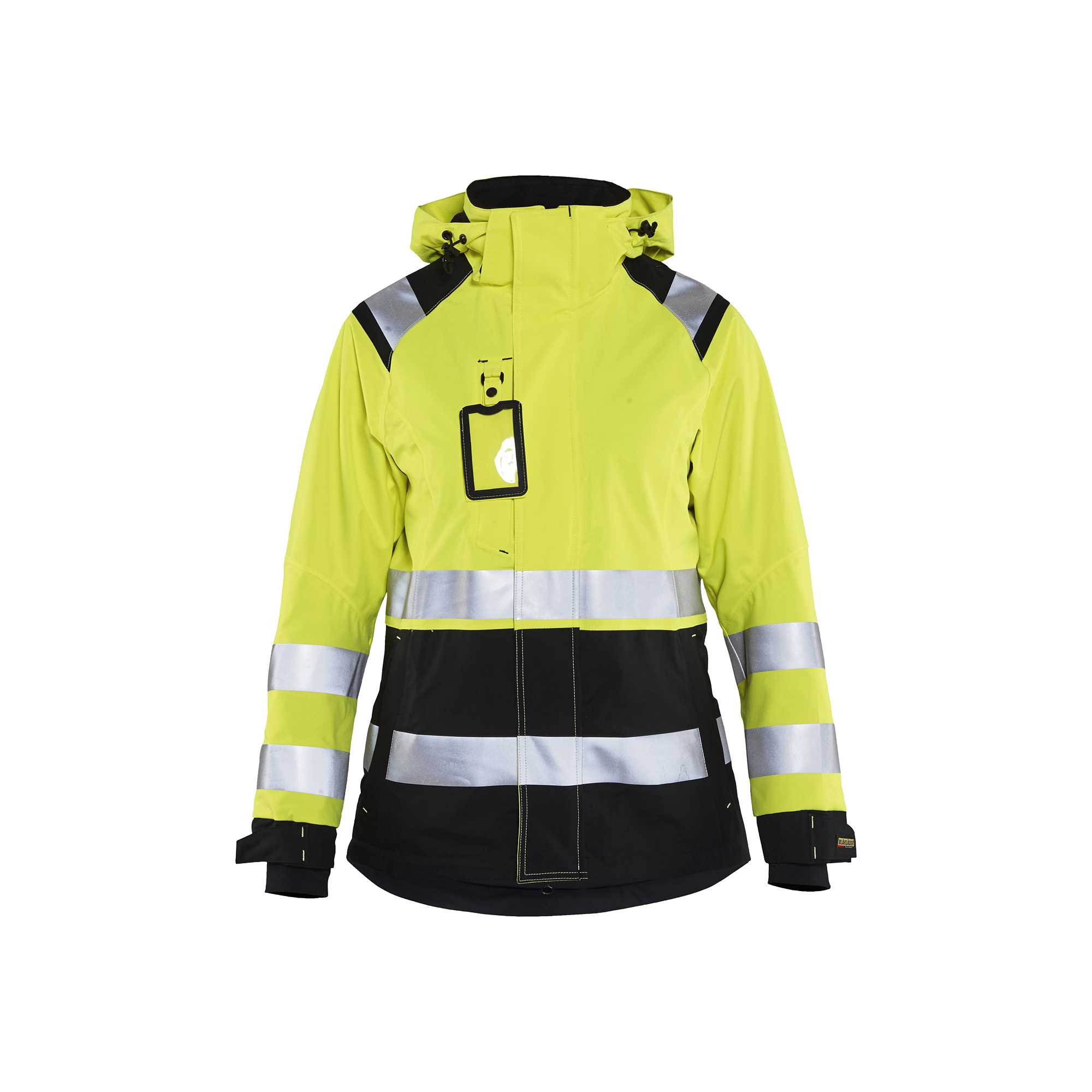 BLAKLADER 49041987 Women's Hi Vis Shell Jacket Hi Vis Reflective Shell Work Jacket WOMEN - Waterproof